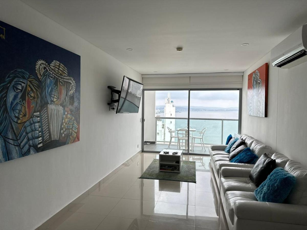 - Hermoso En Bocagrande Con Vista A La Bahia Apartamento *