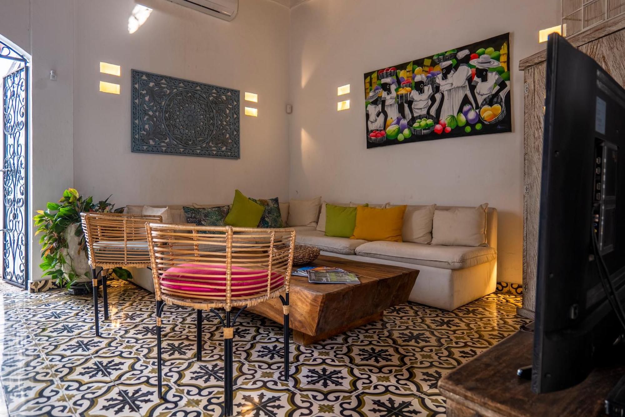 Casa Familiar - María De Las Palmas -getsemani Сasa de vacaciones *