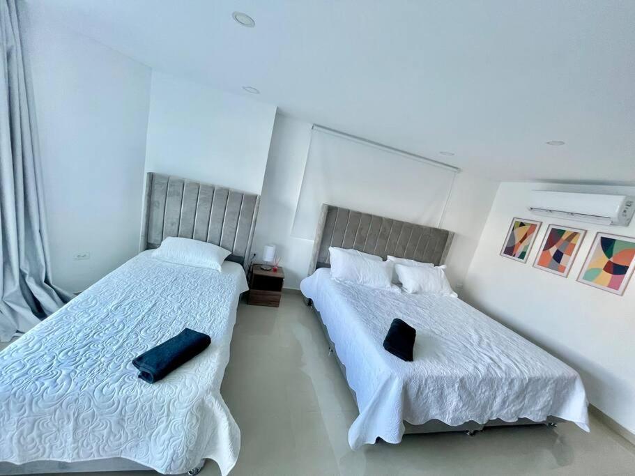 Apartamento Con Vista En El Laguito Frente A La Playa Cartagena