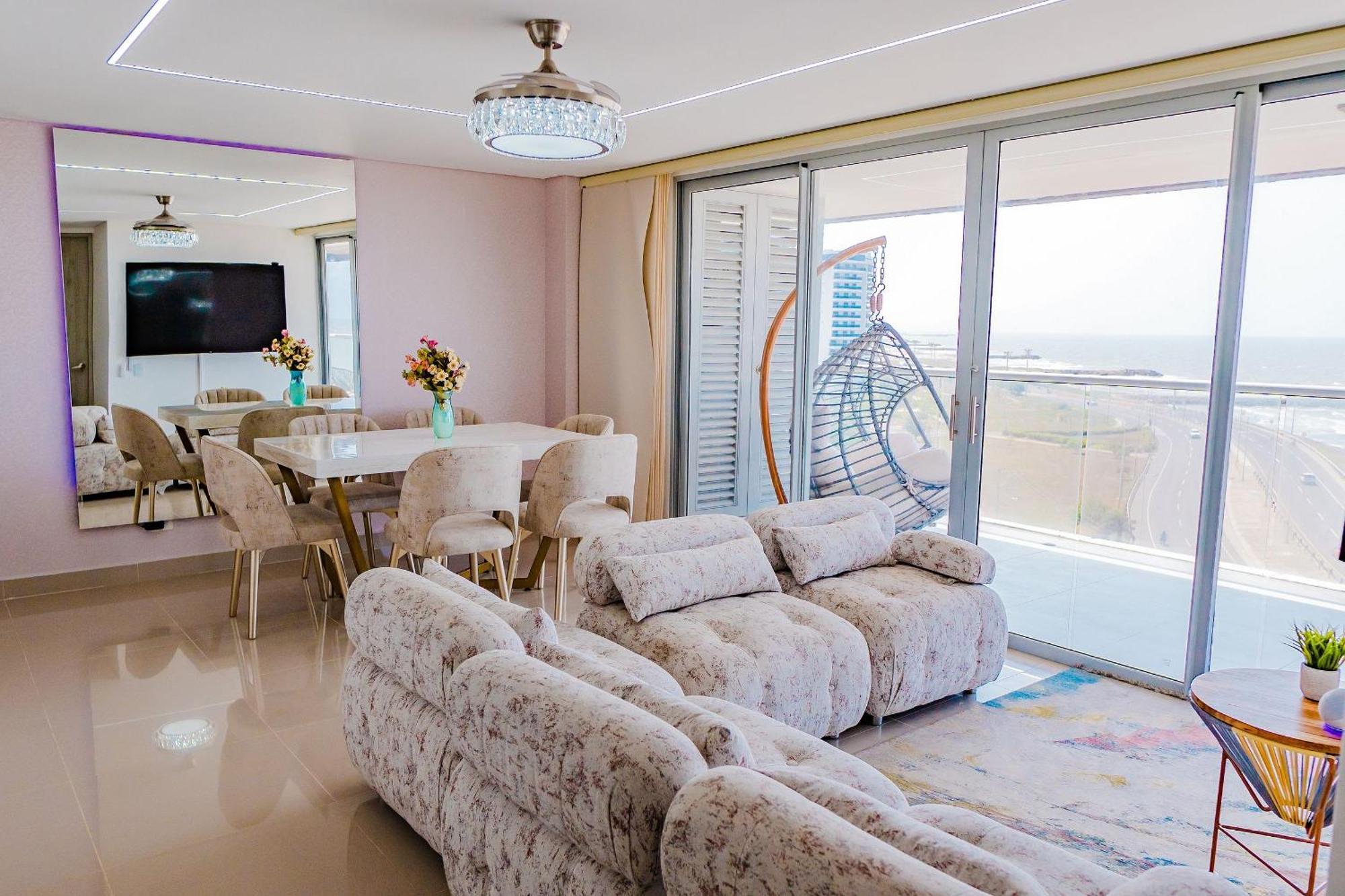 Apartamento U-go Elegante Apto En Crespo Con Vista Al Oceano Cartagena