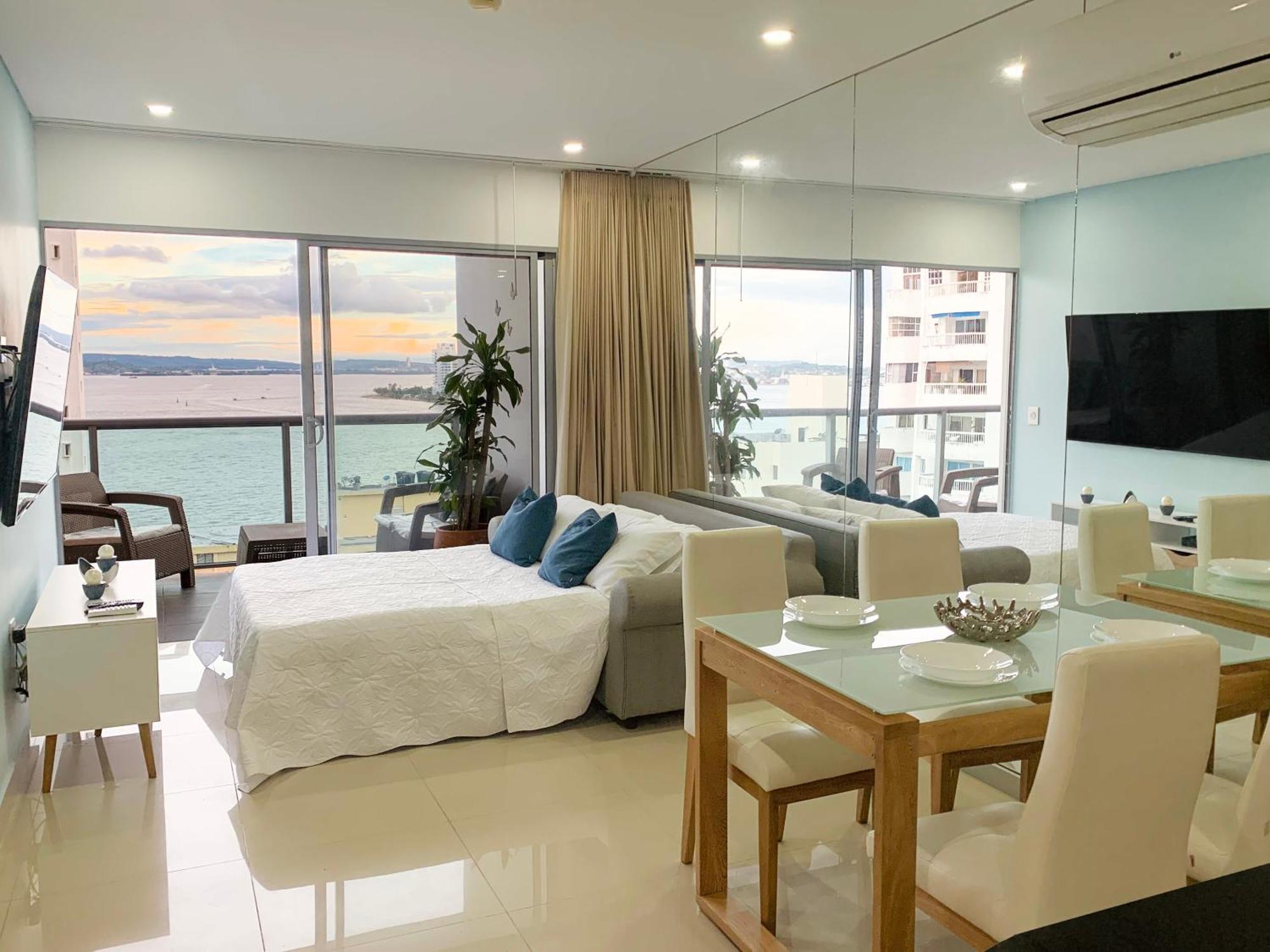 Oceanview Escape Pool, Jacuzzi & Gym In Bocagrande * Cartagena