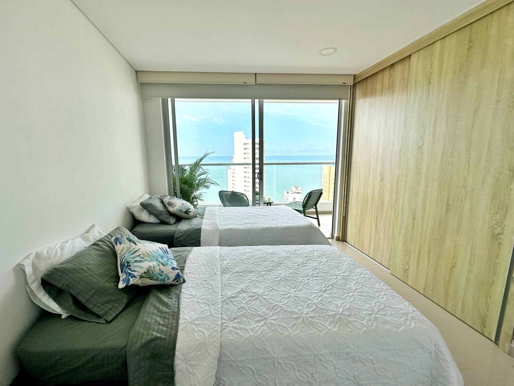 Espectacular Apartamento Piso Alto Con Excelente Vista Al Mar Y A La Ciudad Amurallada Apartamento Cartagena