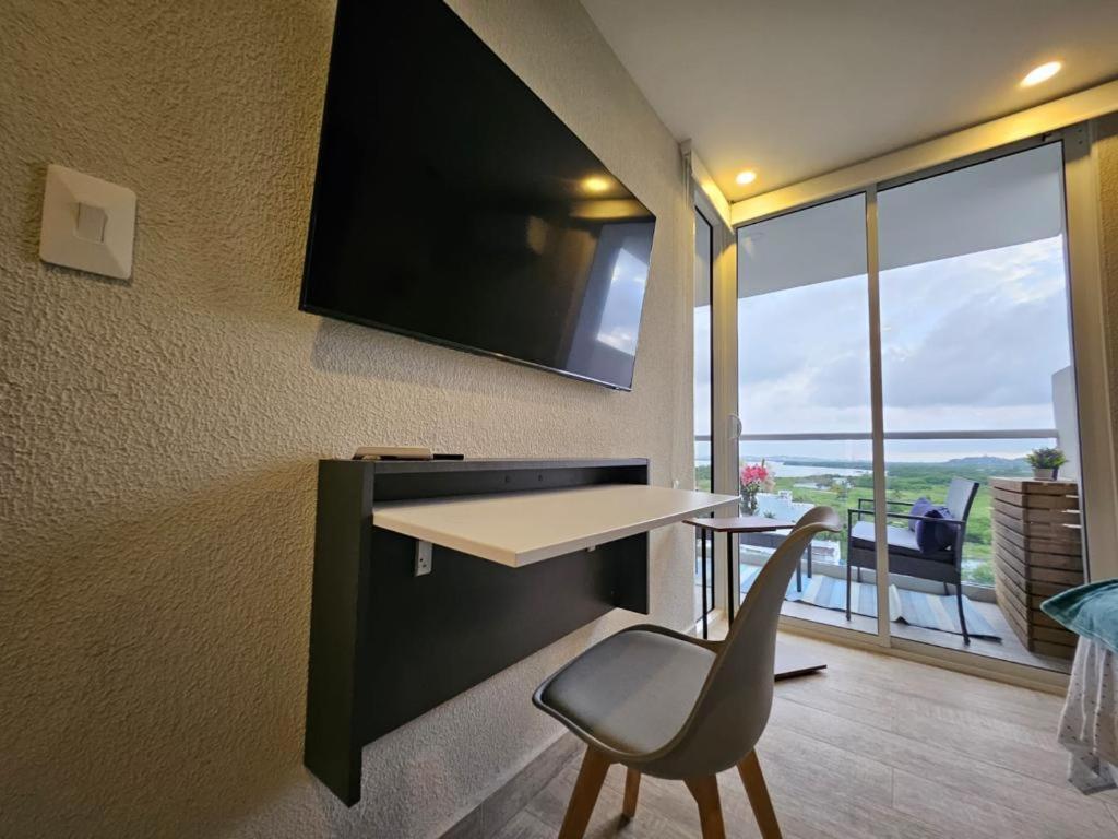 Apartamento Con Jacuzzi Privado, Vista Al Mar, Sector Exclusivo Apartamento Cartagena