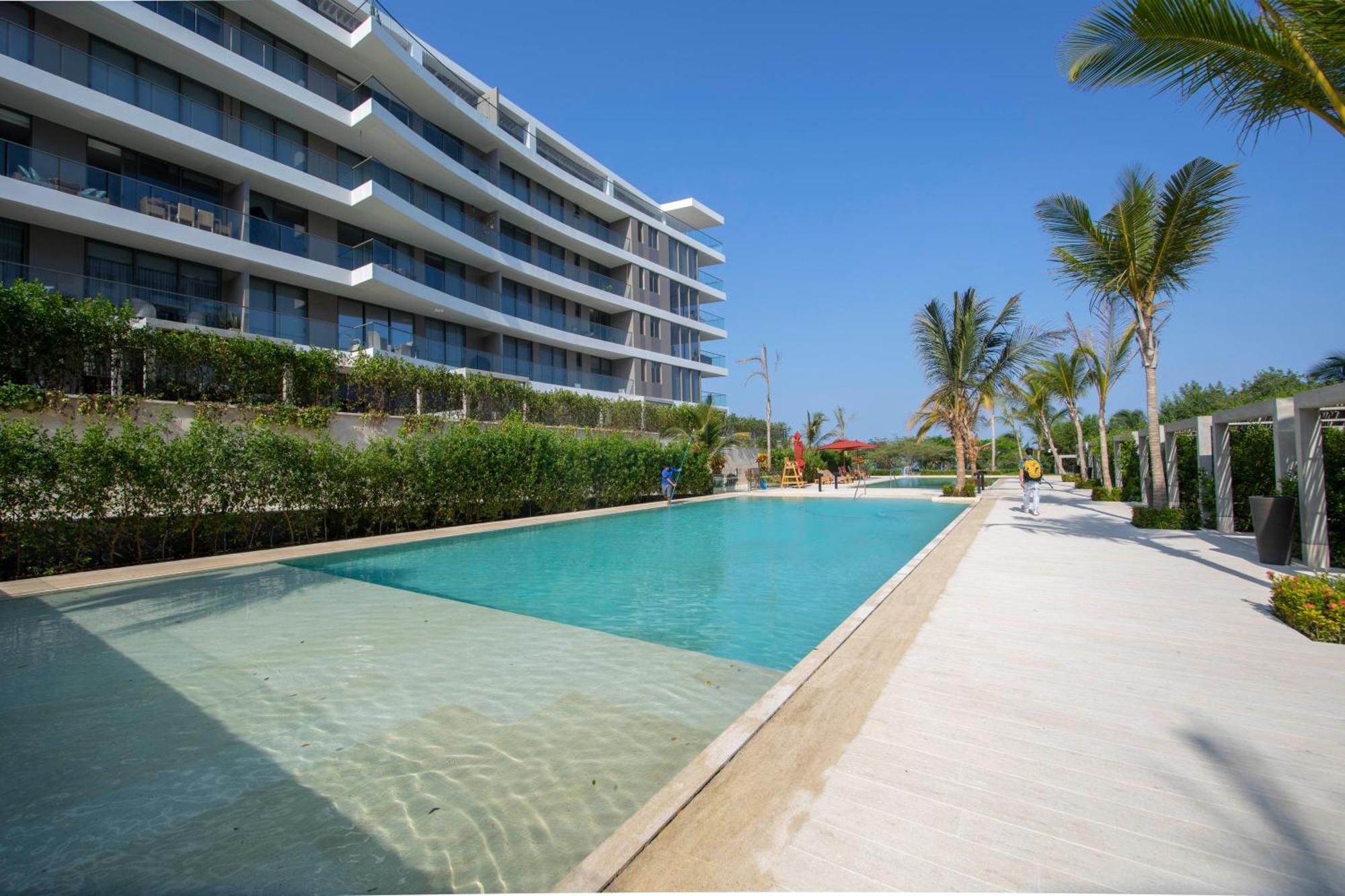 Apartamento Exclusivo Frente Al Mar, Playa Privada, Piscinas Cartagena