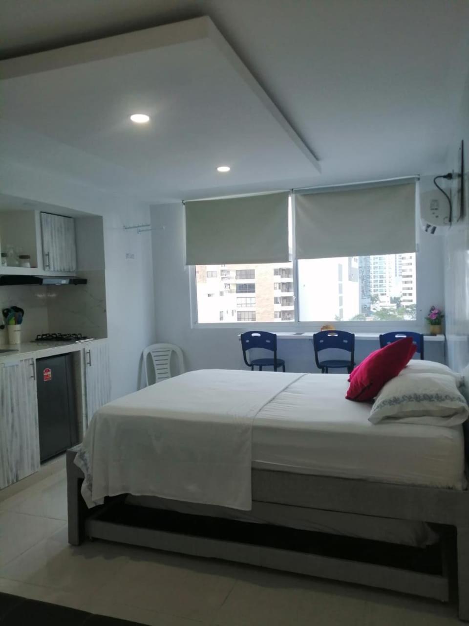 Estudio Tipo Loft Amoblado En Bocagrande 801a Apartamento *