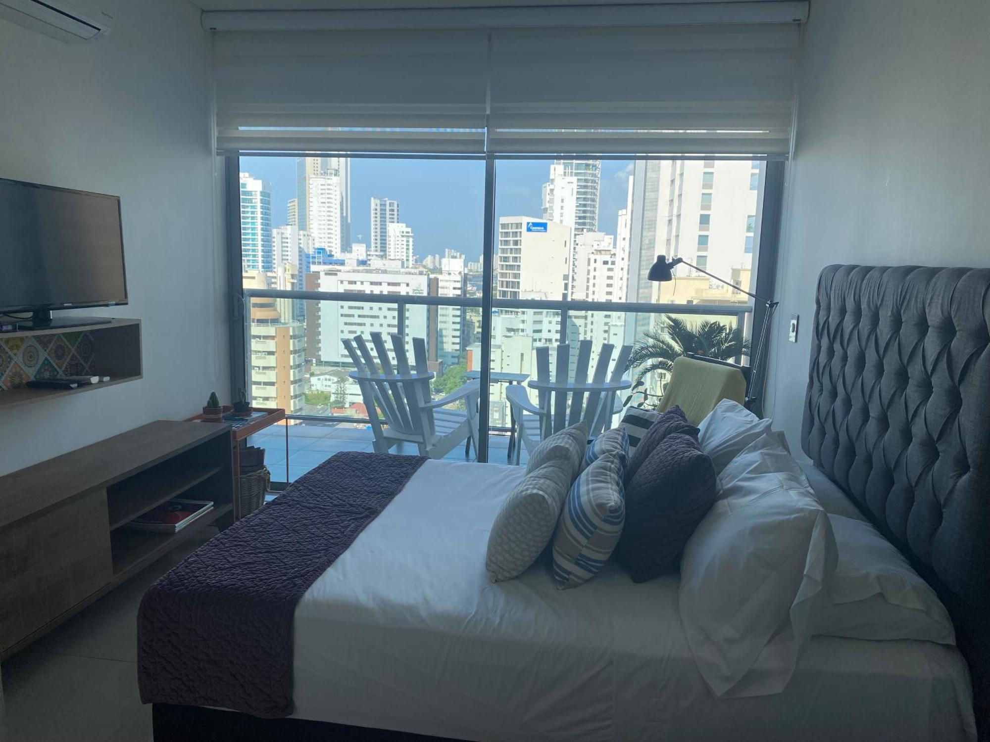Con Espectaculares Vistas En Bocagrande Edificio Infinitum Apartamento