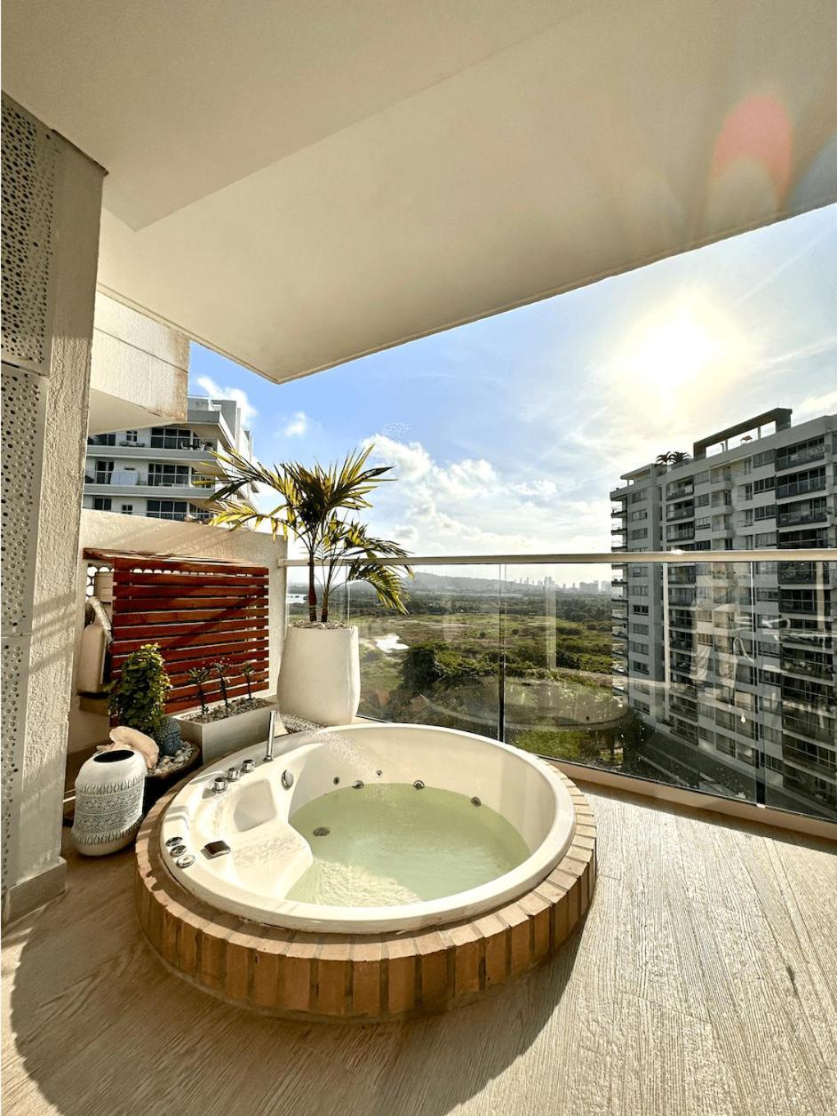 Mq1003 Vista Increible Jacuzzi Priv Cielo Marrelax Apartamento Cartagena