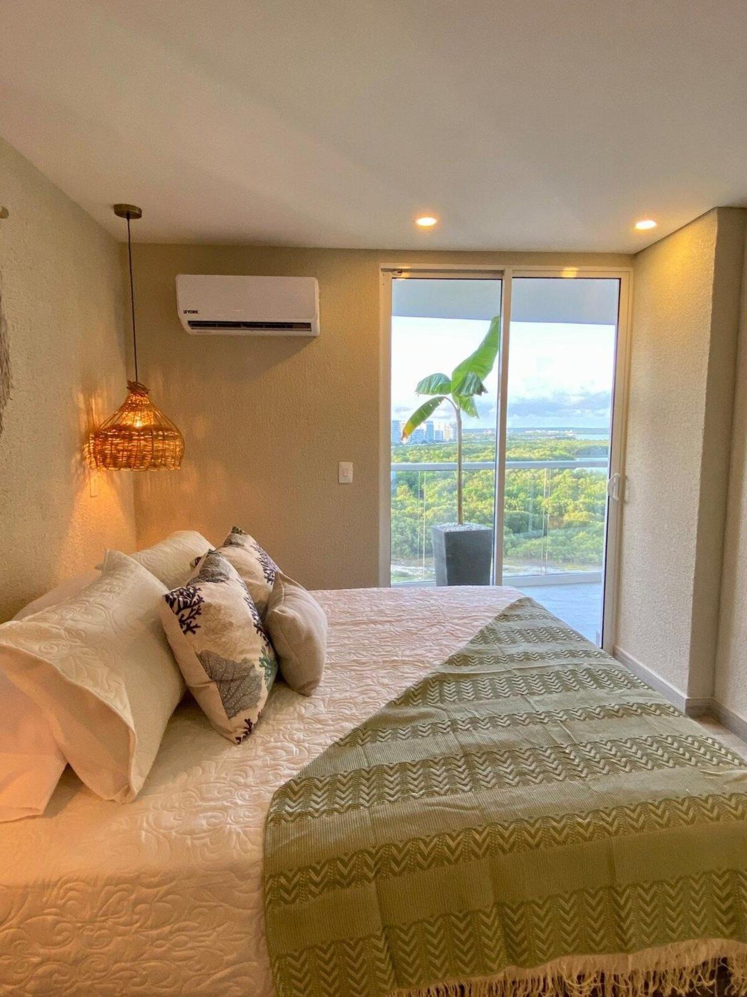 Apartamento Dq1102 Hermoso Con Jacuzzi Priv Y Vista Increible - 10 Min Centro Historico Cartagena
