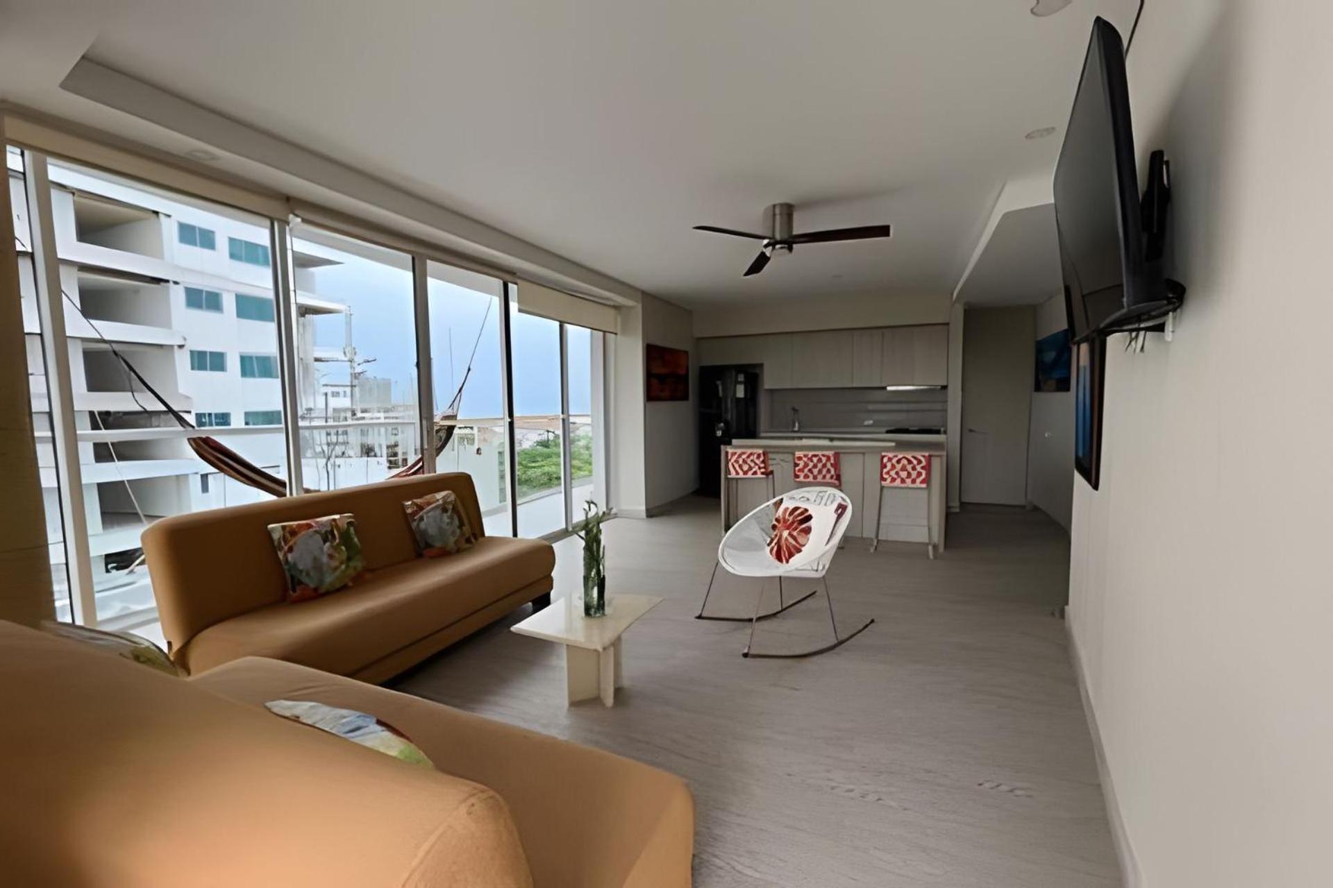 Apartment 2 Jacuzzi Y Vista Mar. Frente A Playa Cartagena