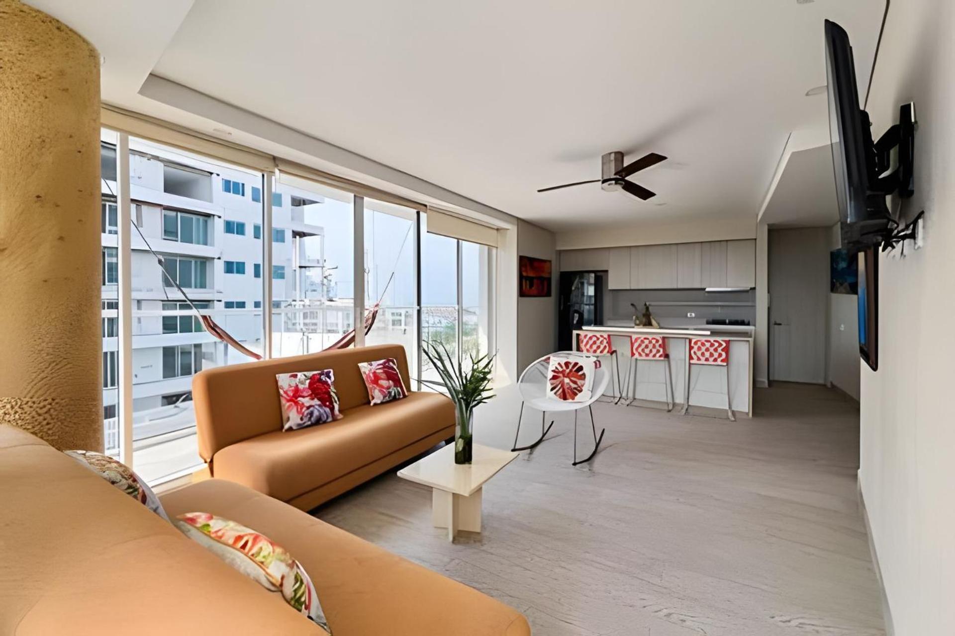 Apartment 2 Jacuzzi Y Vista Mar. Frente A Playa Cartagena