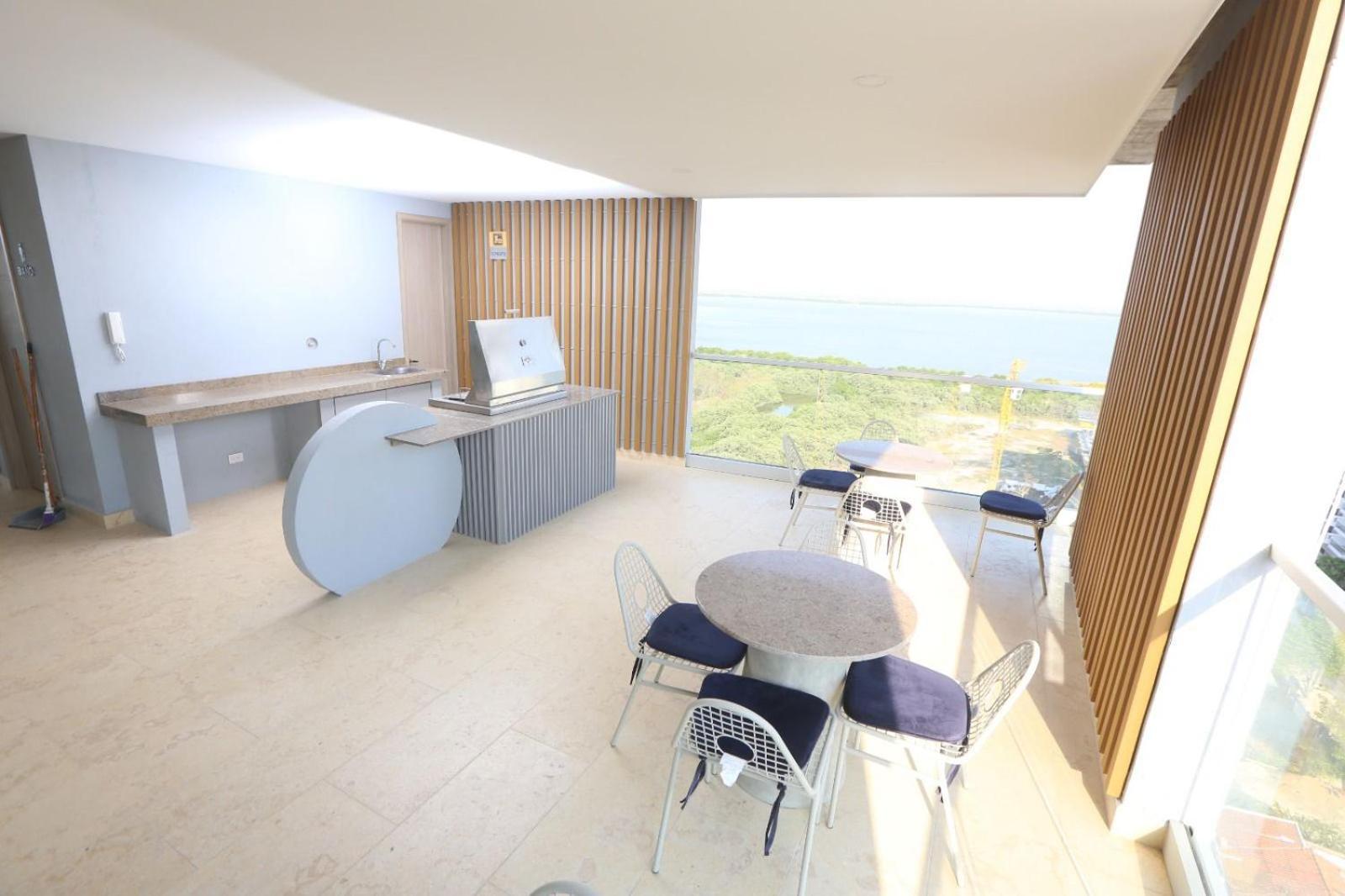 De Lujo Frente Al Mar Con Piscina Apartamento Cartagena