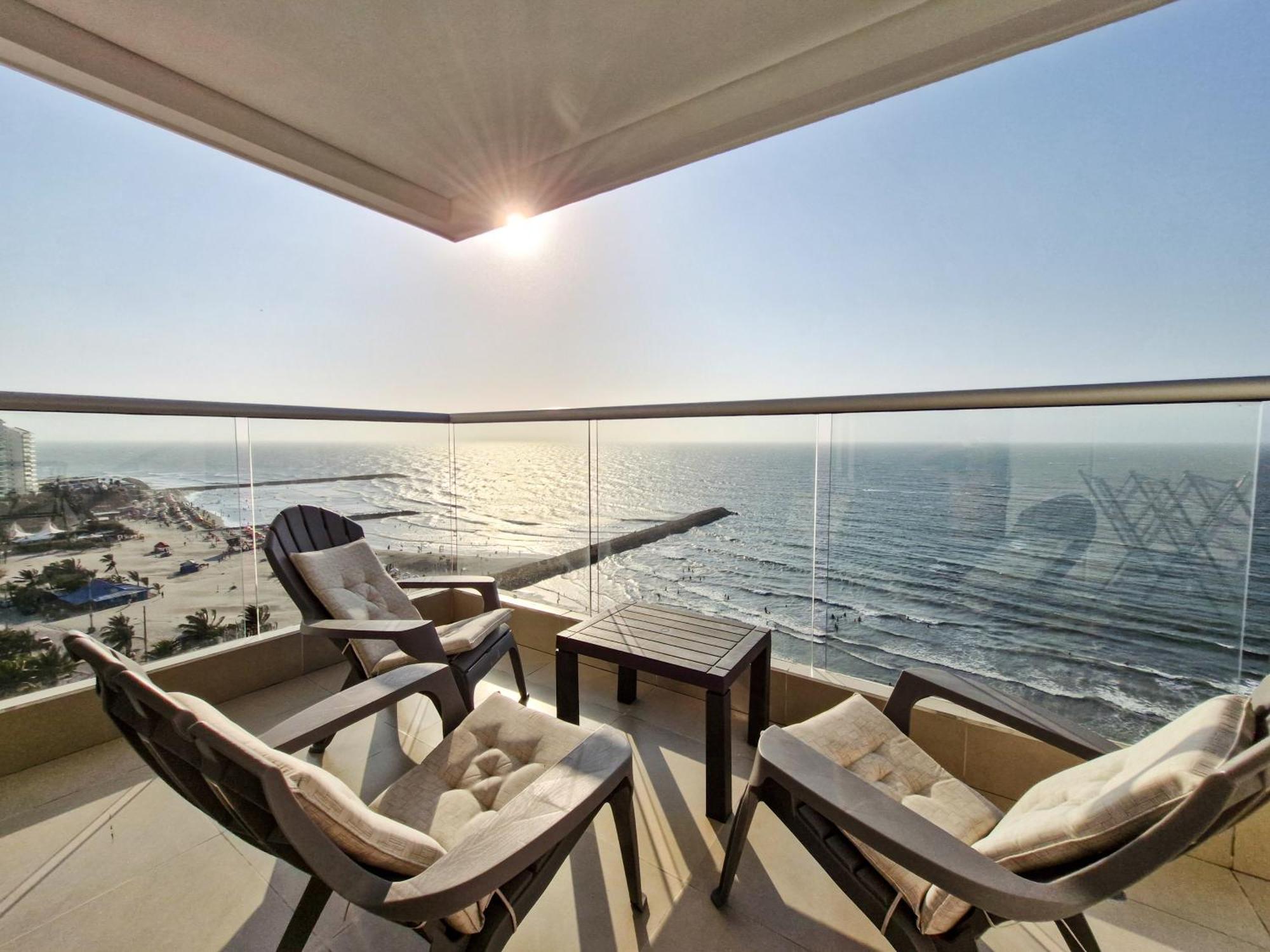 Apartamento Vista Al Mar En Bocagrande Apartamento *