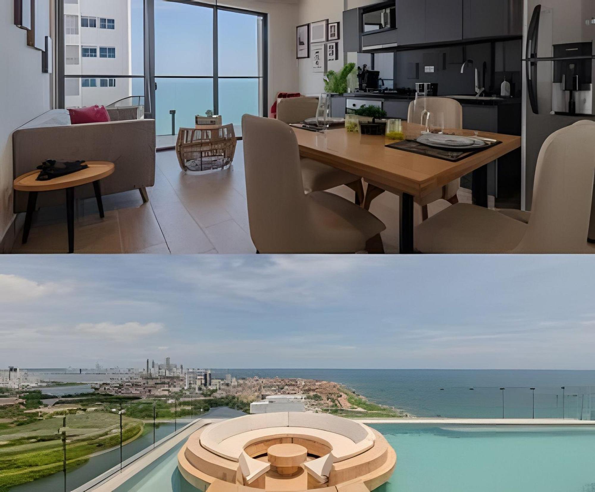 Stunning Sea View And Historic Center 20th Fl/ 2br * Cartagena