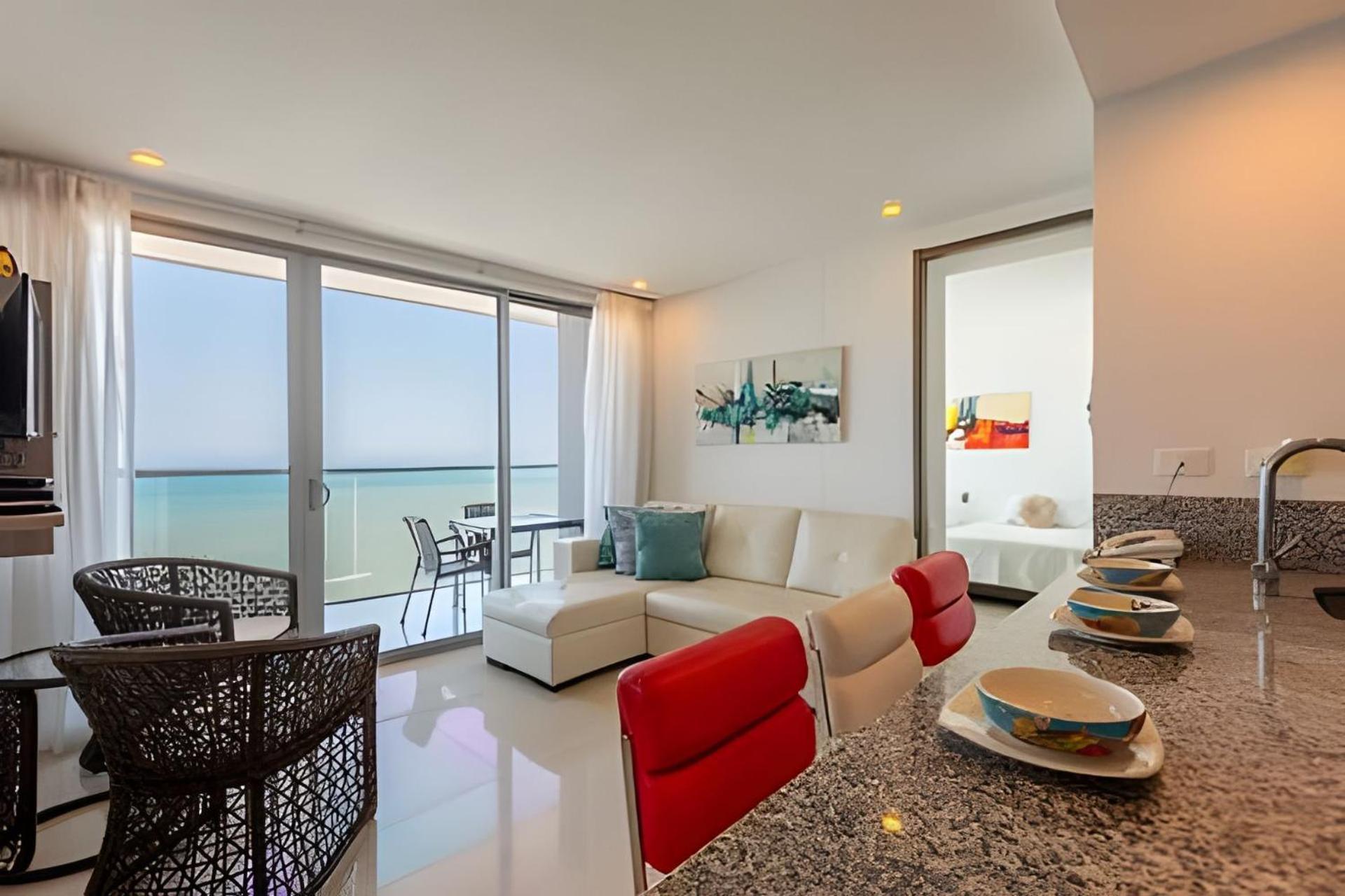 Awesome Sea View “morros City” 29th Floor 2r/3br Apartamento Cartagena