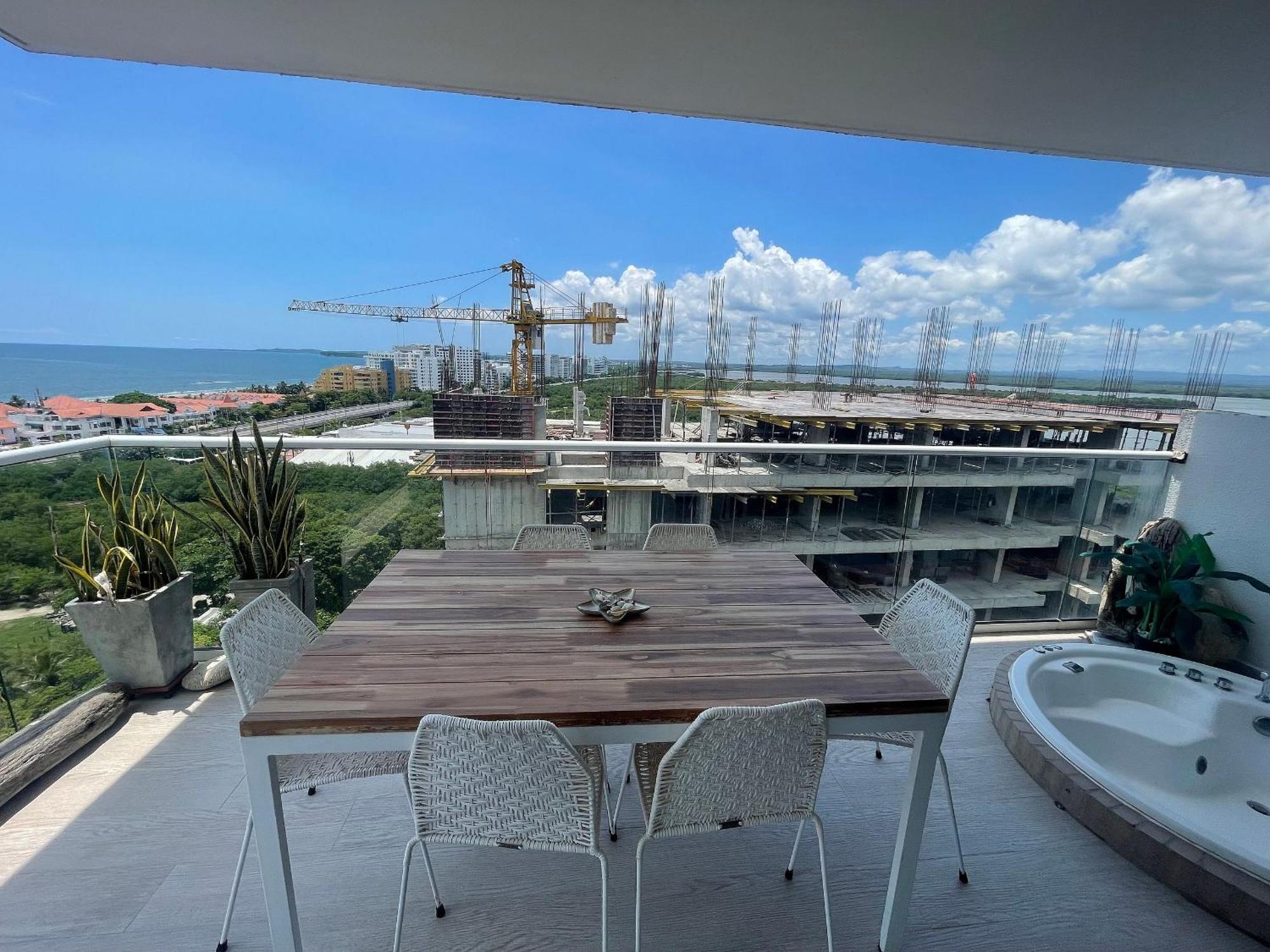 Apartamento Luxury 2br Jacuzzi Sea View 14th Floor *