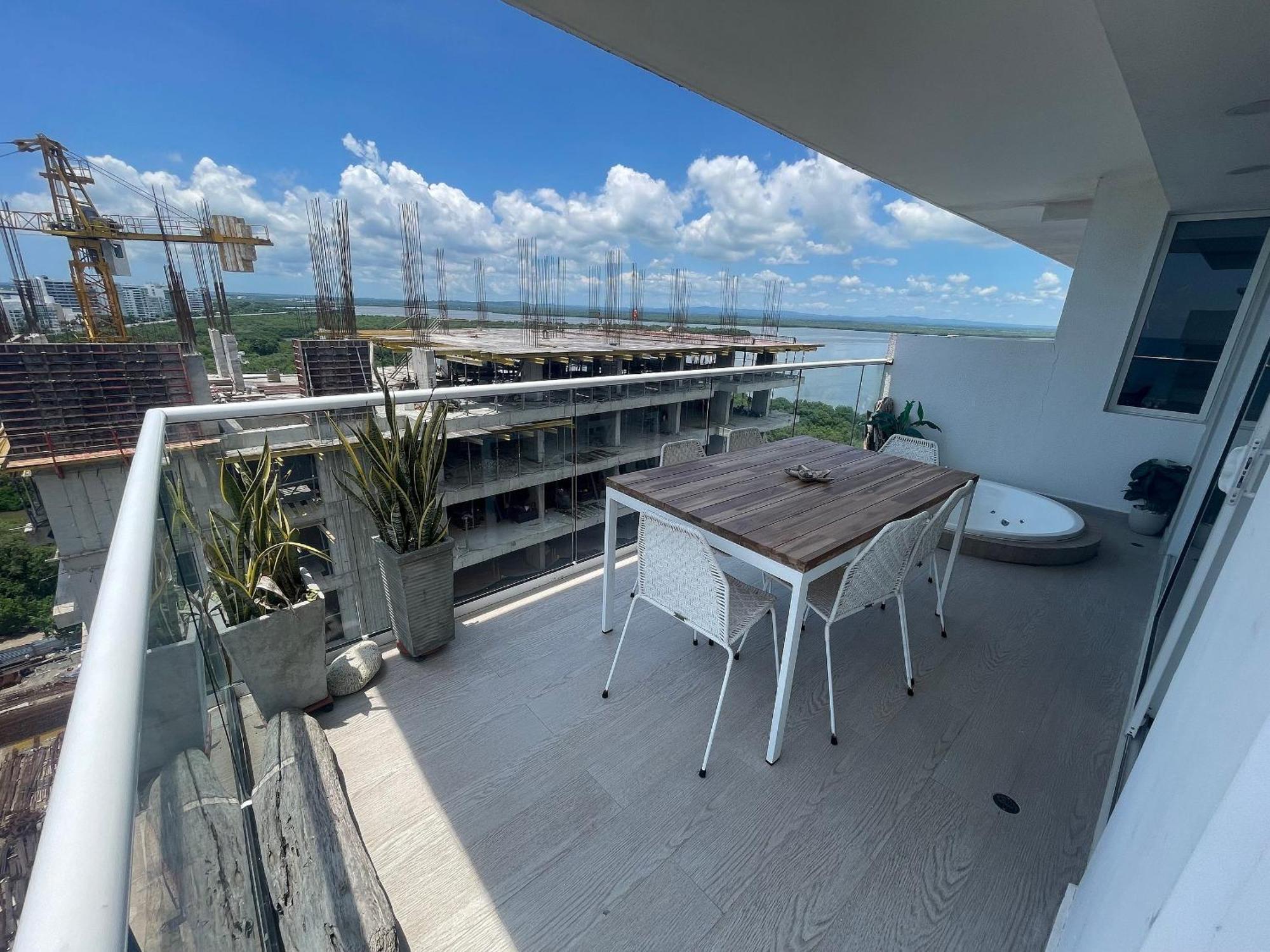 Apartamento Luxury 2br Jacuzzi Sea View 14th Floor *