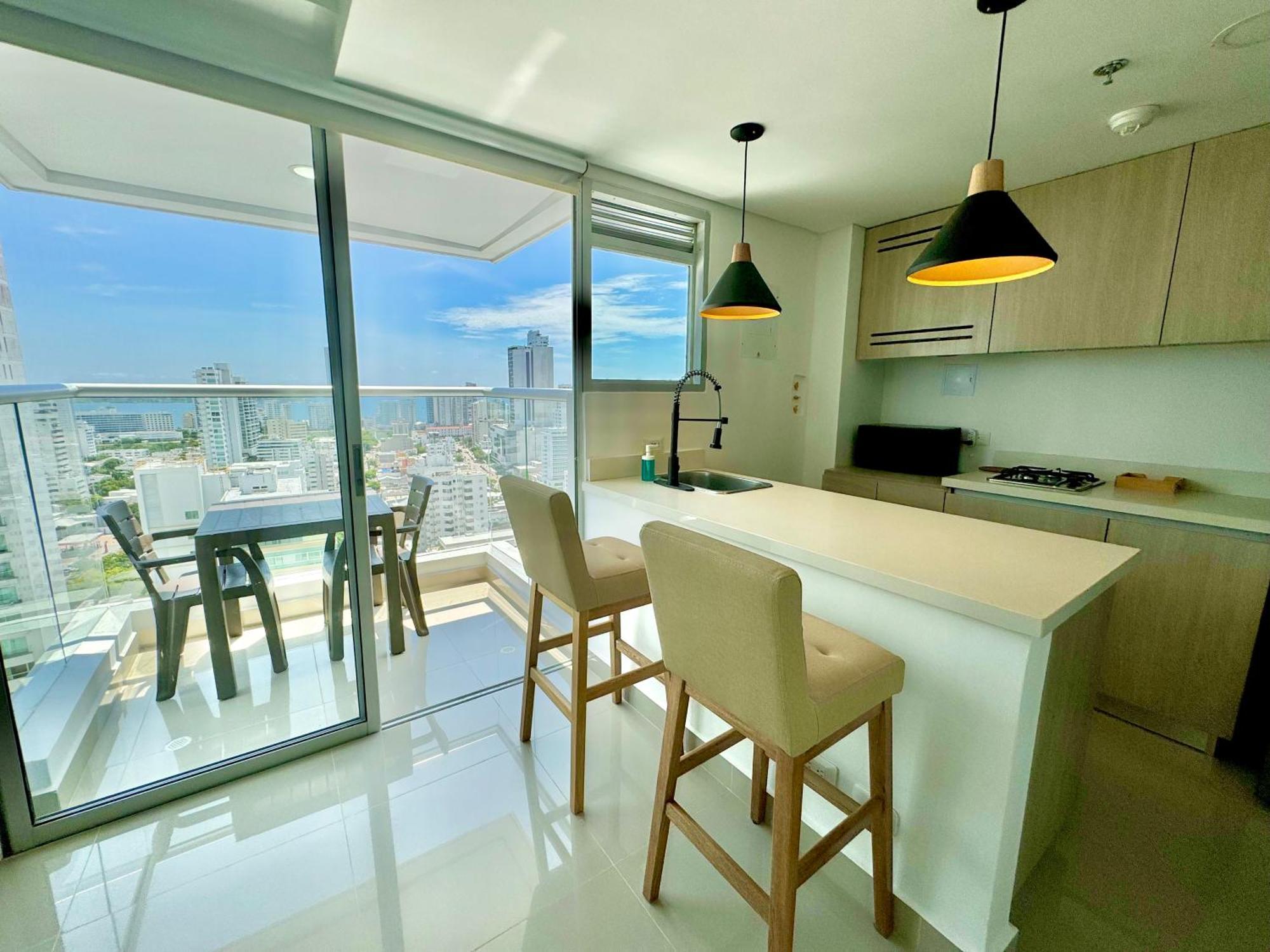 Espectacular Duplex En Bocagrande Con Vista Al Mar Y La Bahia * Cartagena