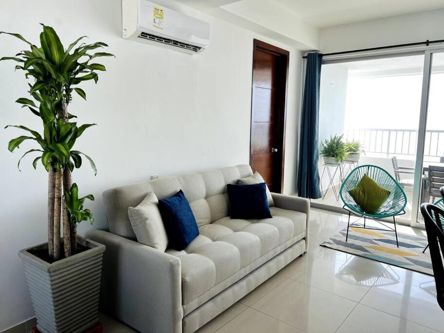 Apartamento Bocagrande Y Marbella Frente Al Mar,piscina Cartagena