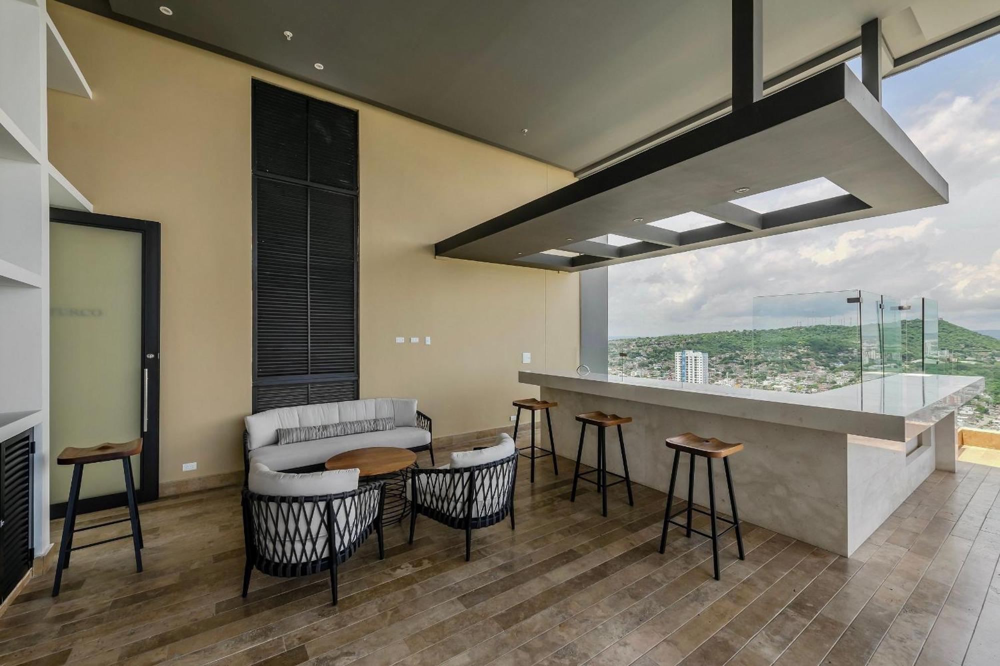 Stunning Sea View And Historic Center 20th Fl/ 2br Apartamento Cartagena