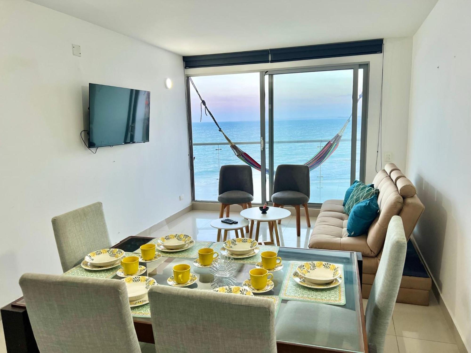 Apartamento Bocagrande Y Marbella Frente Al Mar,piscina Cartagena