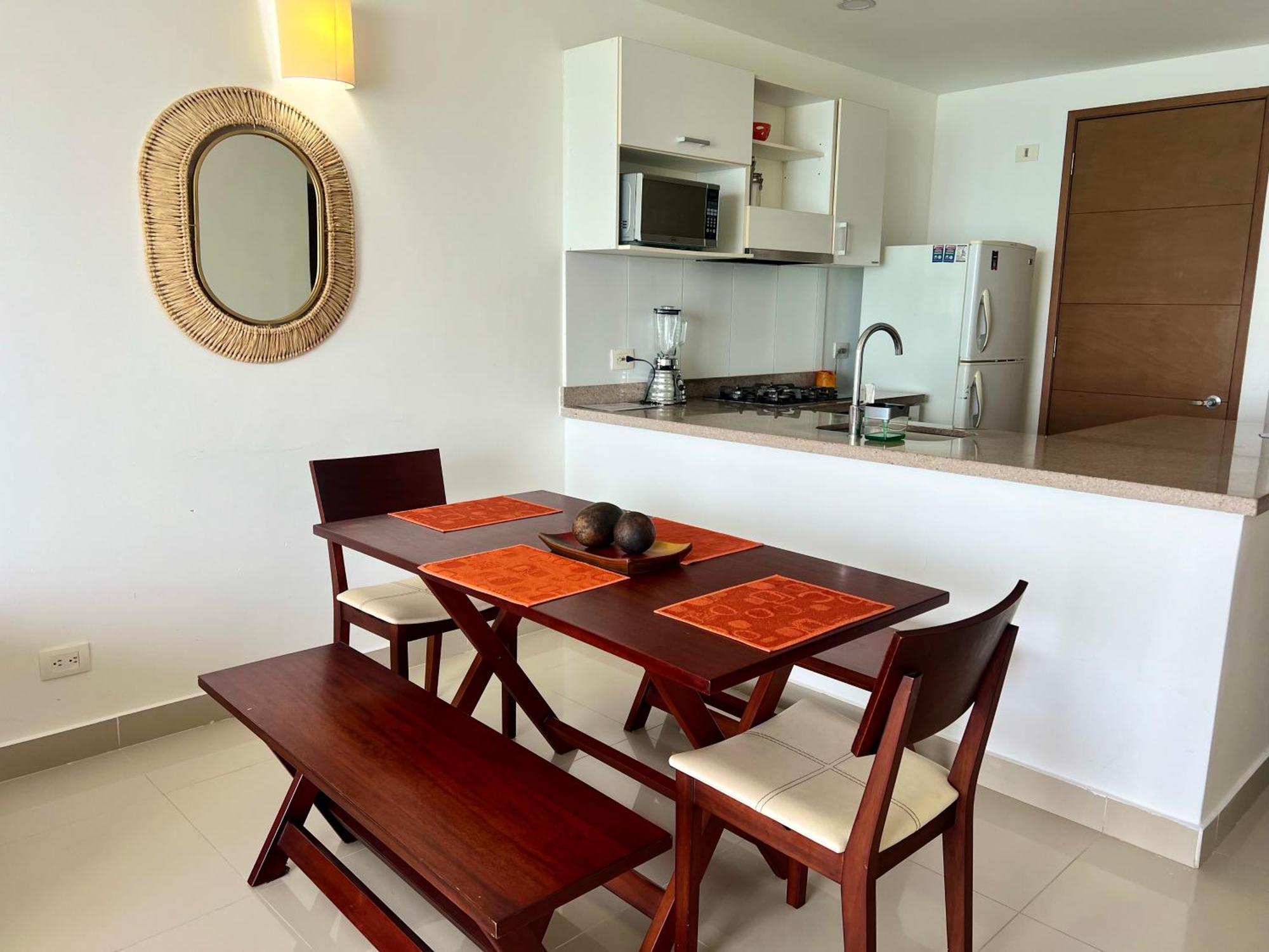 Bocagrande Y Marbella Frente Al Mar,piscina Apartamento