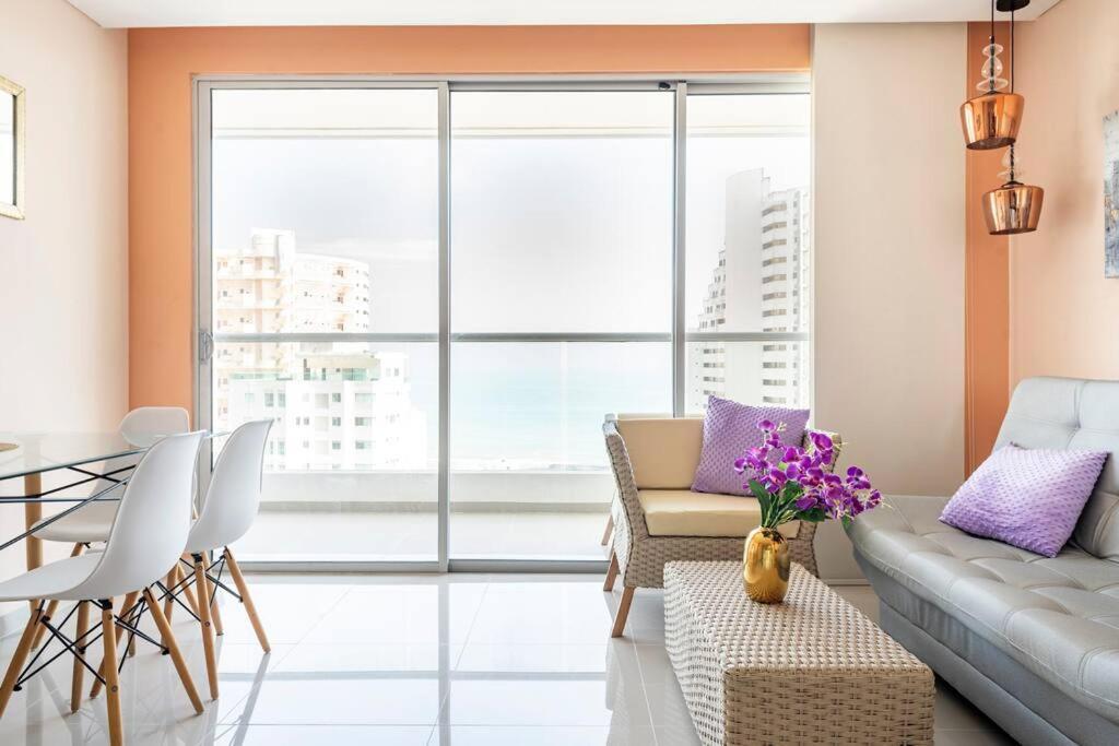Apartamento Acogedor Apto Con Vista Al Mar Cartagena