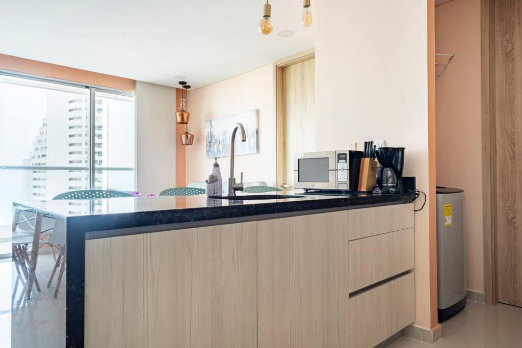 Acogedor Apto Con Vista Al Mar Apartamento Cartagena