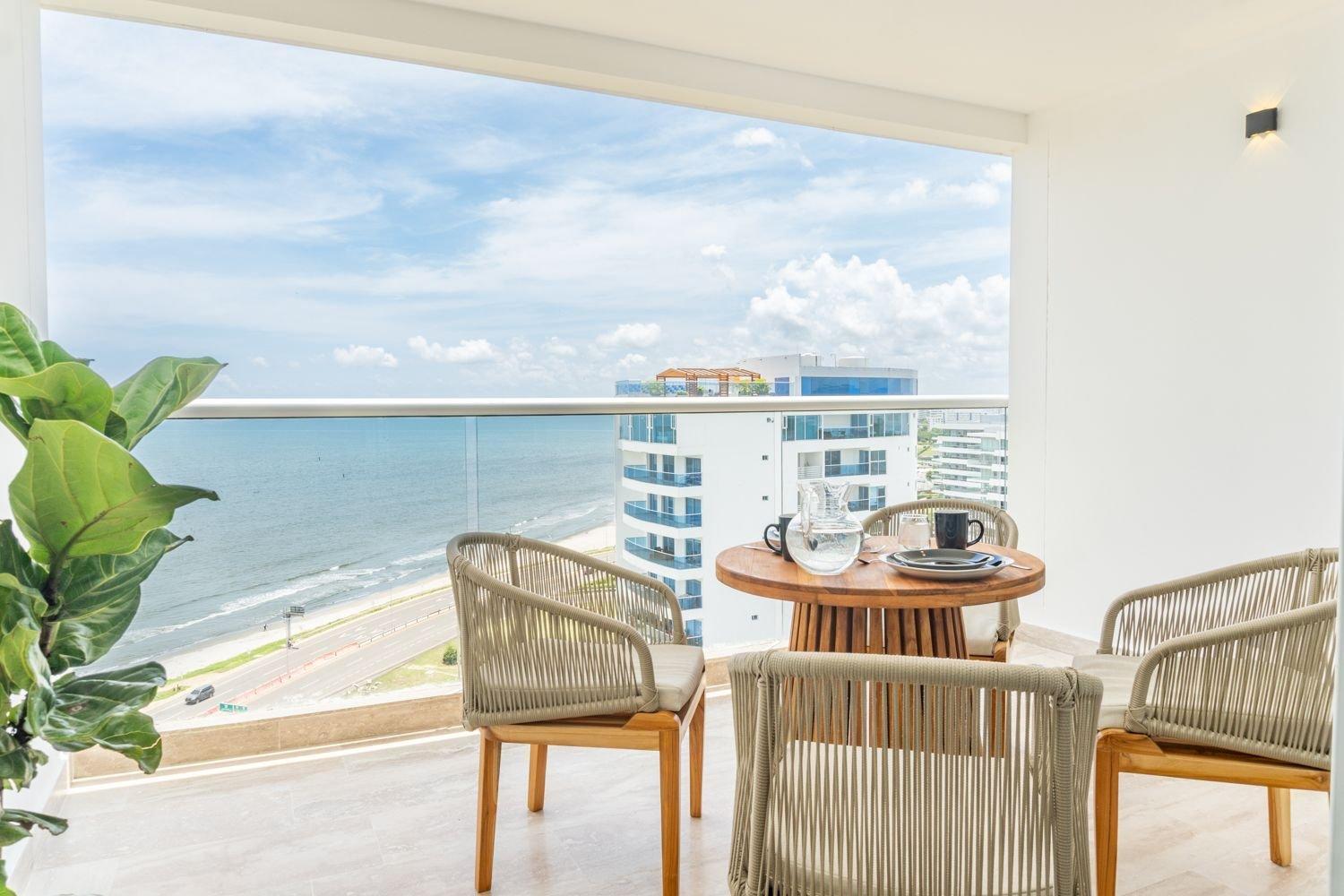Apartamento Hermosa Nueva Vista Al Mar Piso 15