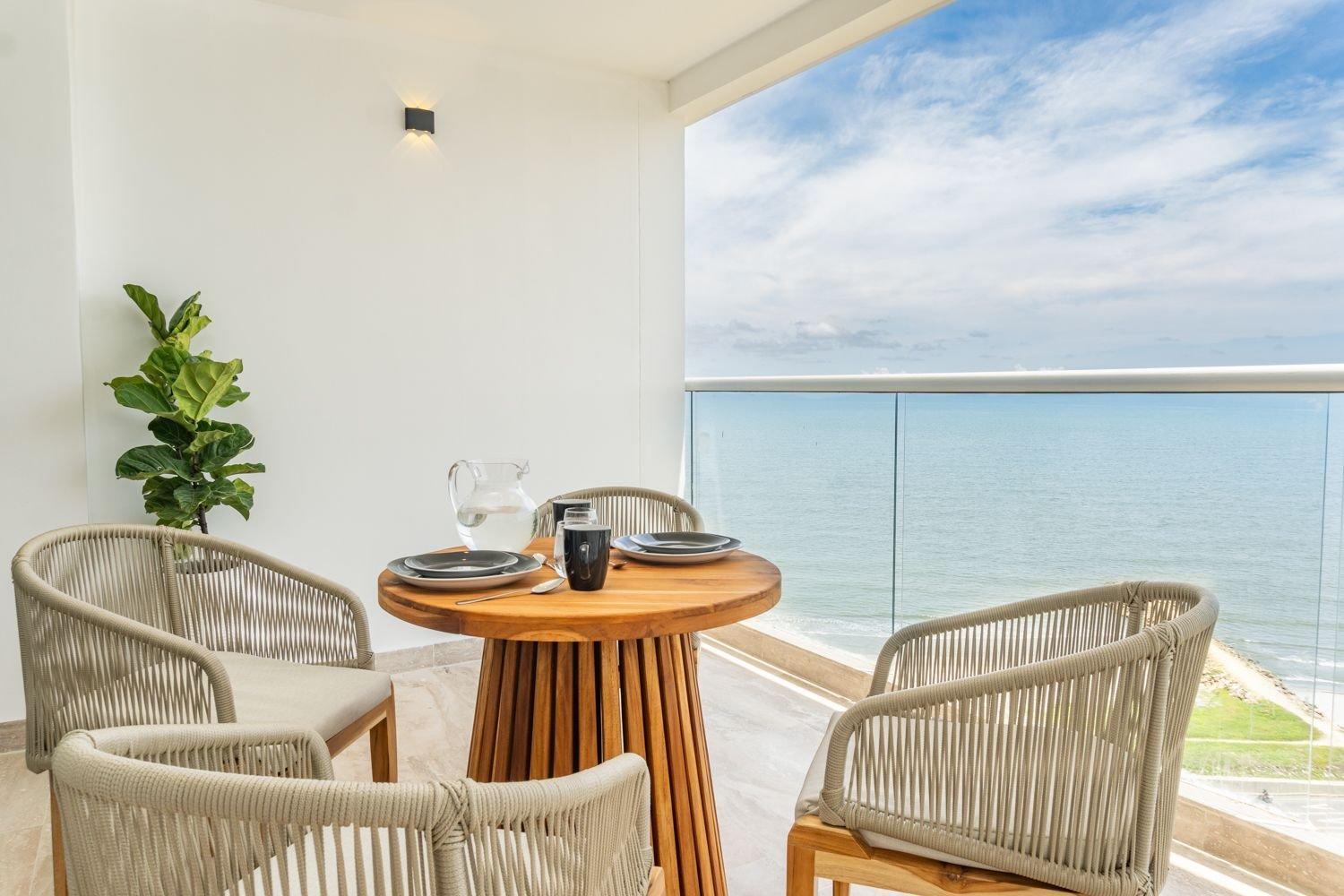 Hermosa Nueva Vista Al Mar Piso 15 Apartamento