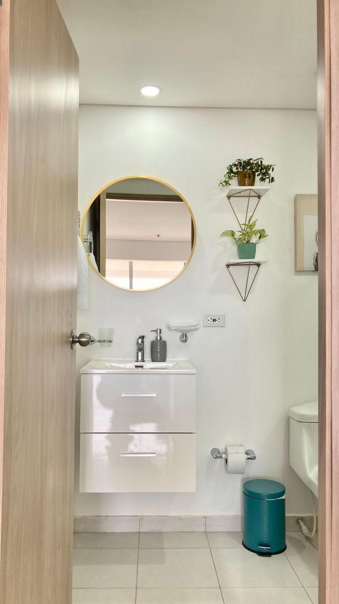 Apartamento Cb726 Hermosa 2min Aeropuerto-vista Al Mar Cartagena