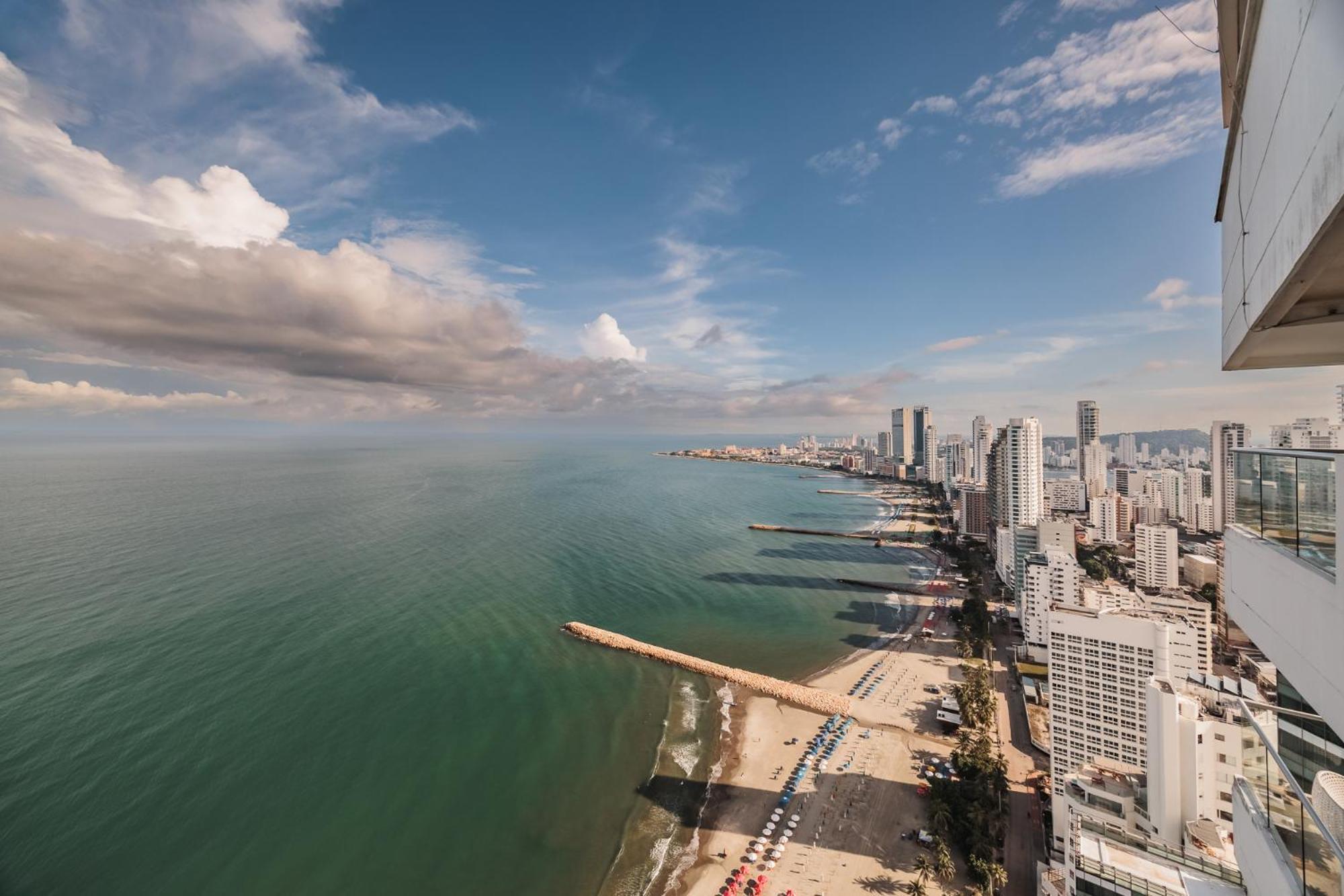 Magnifico Apto De 1 Habitacion Con Vista Inmejorable Al Mar En Bocagrande Apartamento