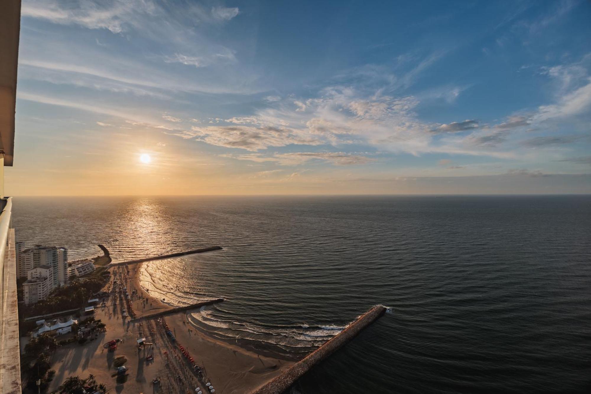 Magnifico Apto De 1 Habitacion Con Vista Inmejorable Al Mar En Bocagrande Apartamento Cartagena
