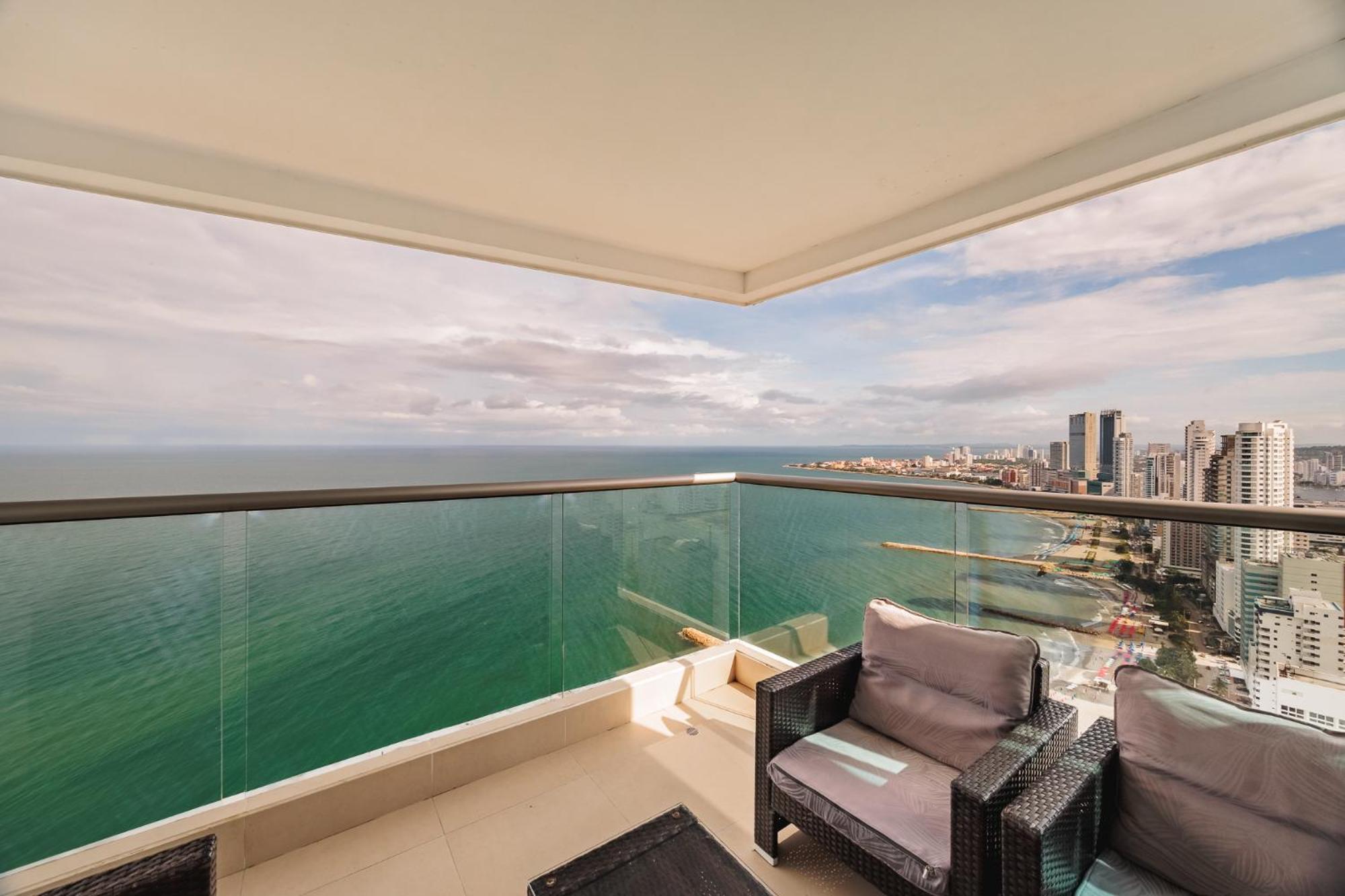 Exclusivo Penthouse Con Vistas Incomparables Al Mar En Bocagrande Apartamento Cartagena
