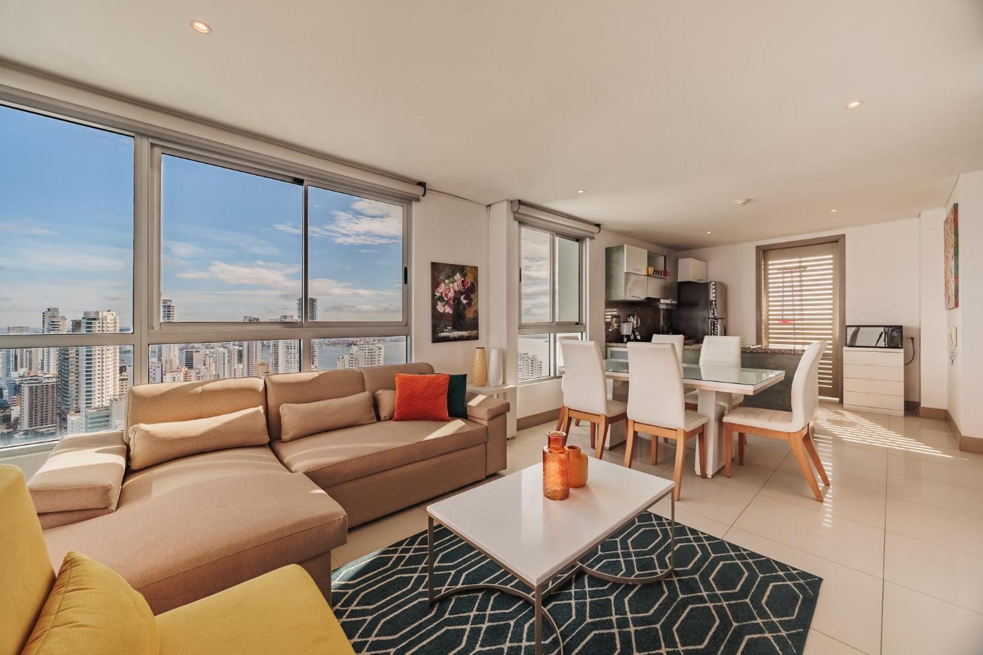 Exclusivo Penthouse Con Vistas Incomparables Al Mar En Bocagrande