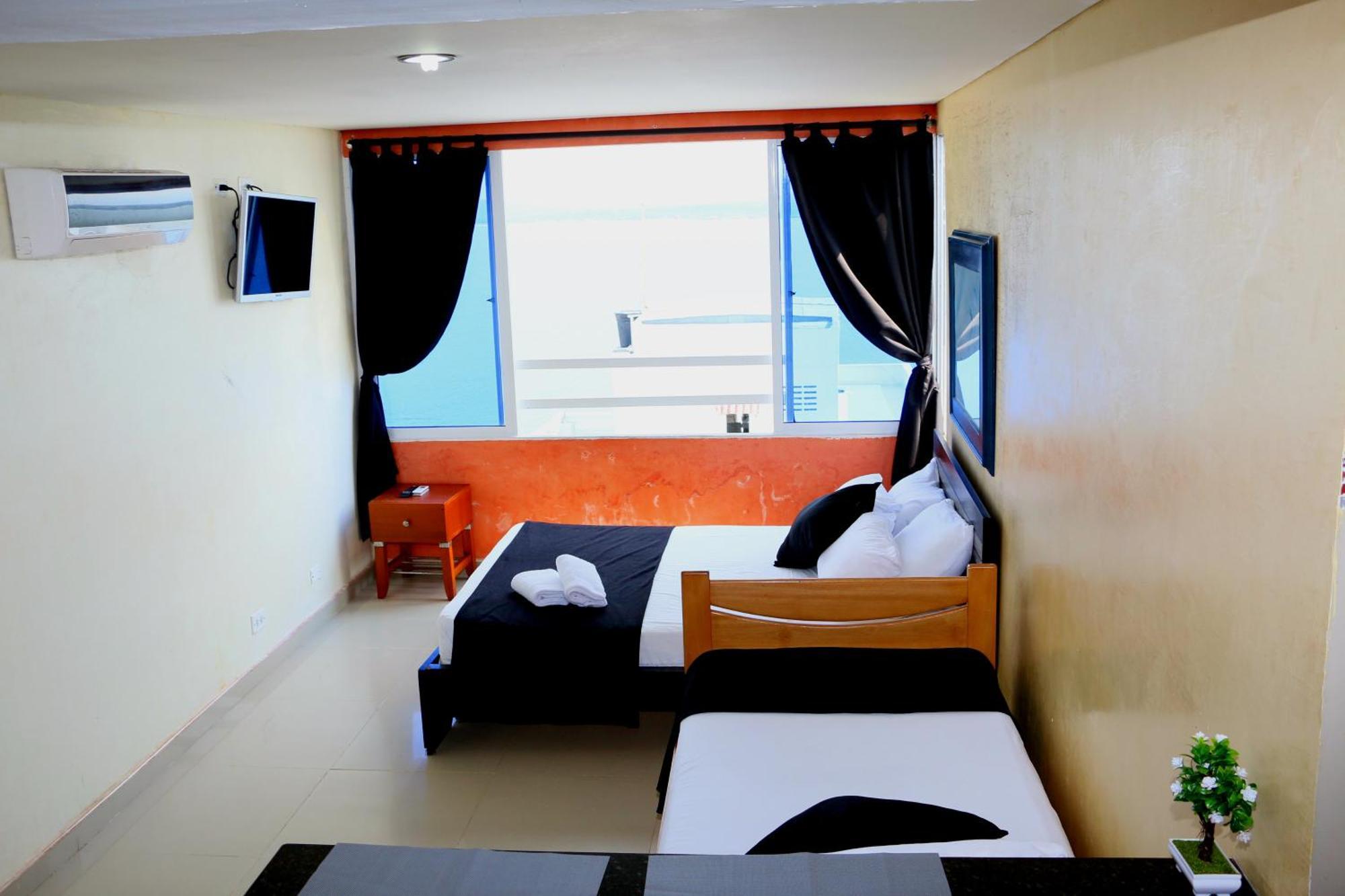 Ec-al2j Estudio En Cerca Al Mar Con Aire Acondicionado, Piscina Y Wifi * Cartagena