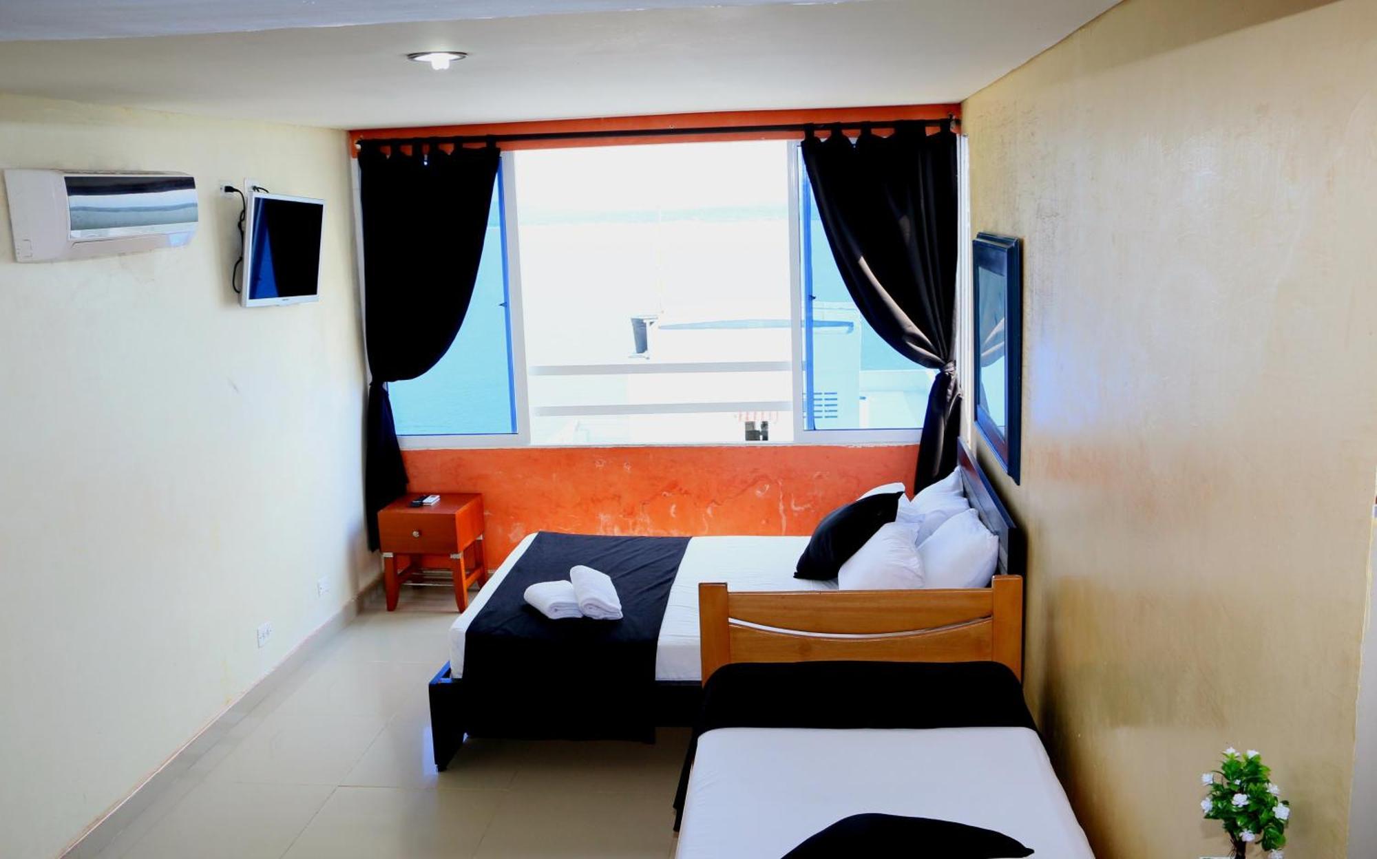 Apartment Ec-al2j Estudio En Cerca Al Mar Con Aire Acondicionado, Piscina Y Wifi