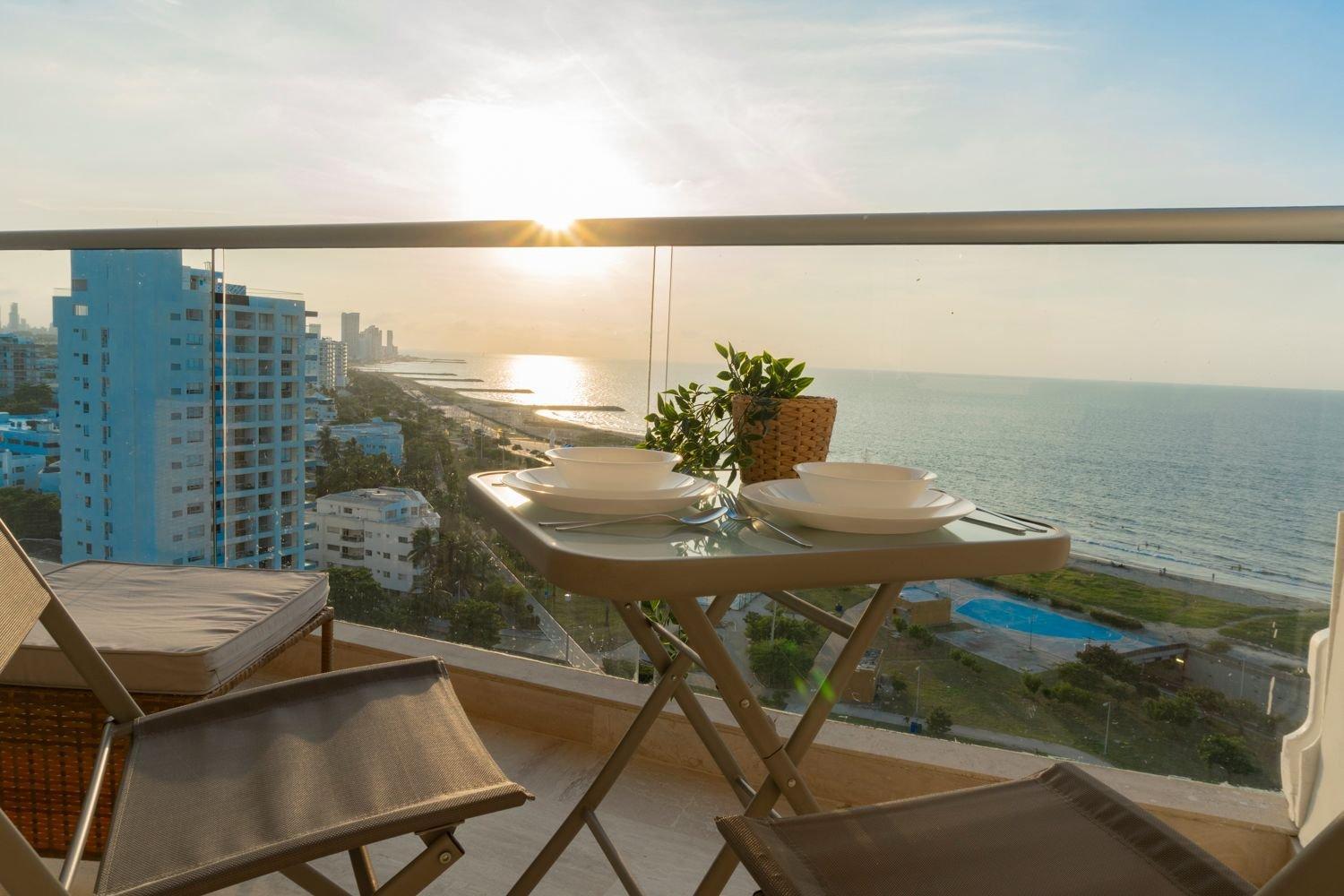 Cb1403 Moderna En Zona Norte Vista Al Mar Apartamento *