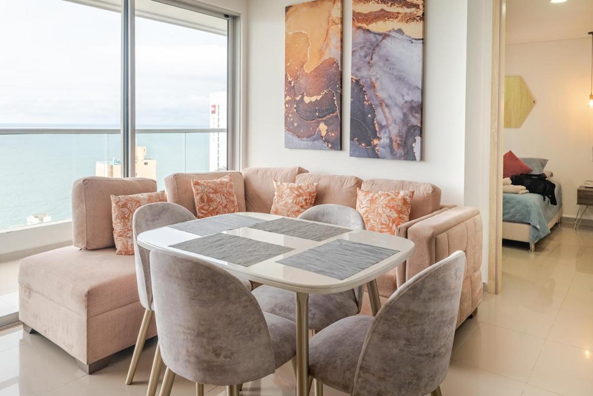Moderno Y Lujoso Con Vista Al Mar Piso 1903 - Cerca A Ciudad Amurallada Apartamento *