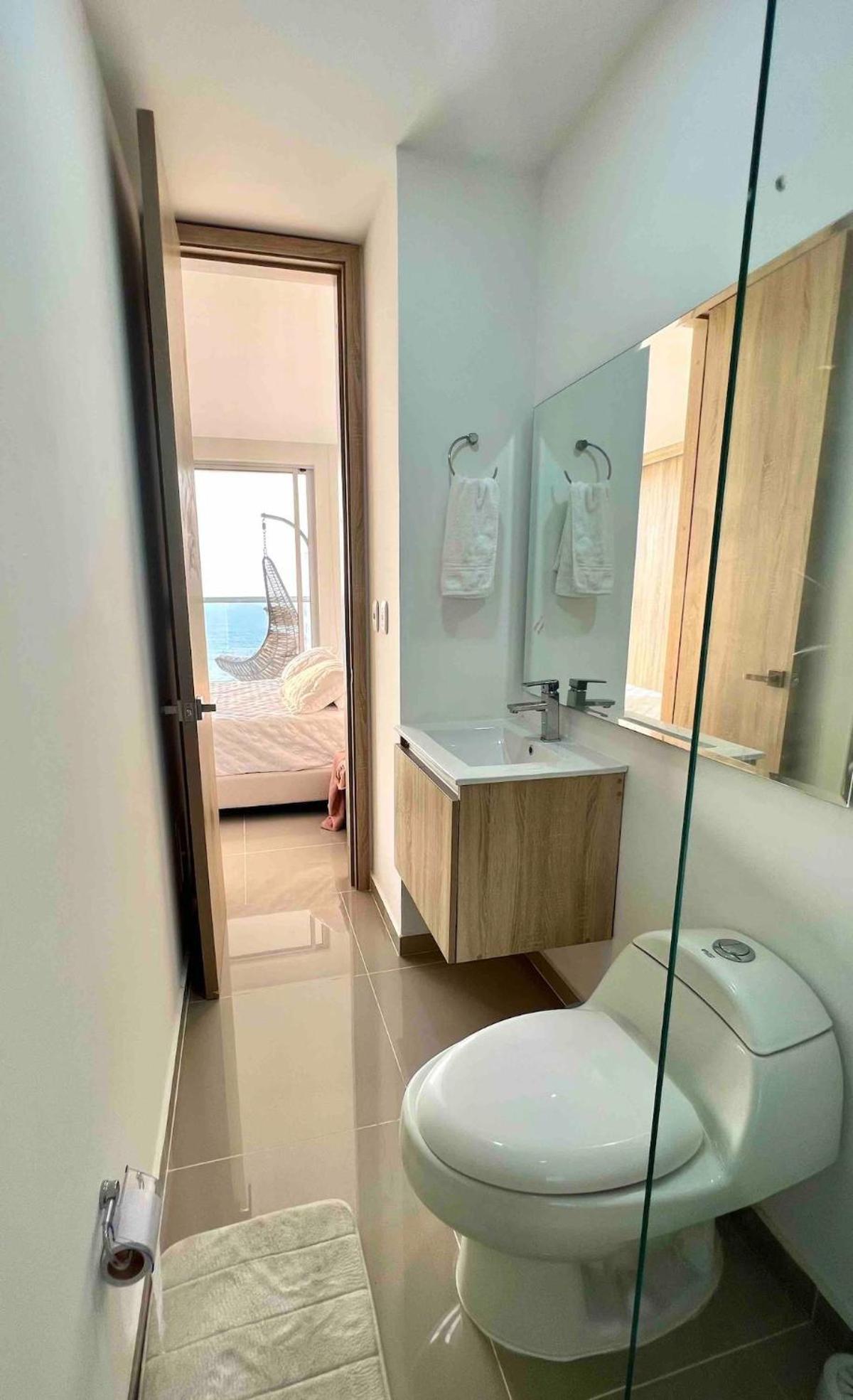 Moderno Y Lujoso Con Vista Al Mar Piso 1903 - Cerca A Ciudad Amurallada Apartamento *
