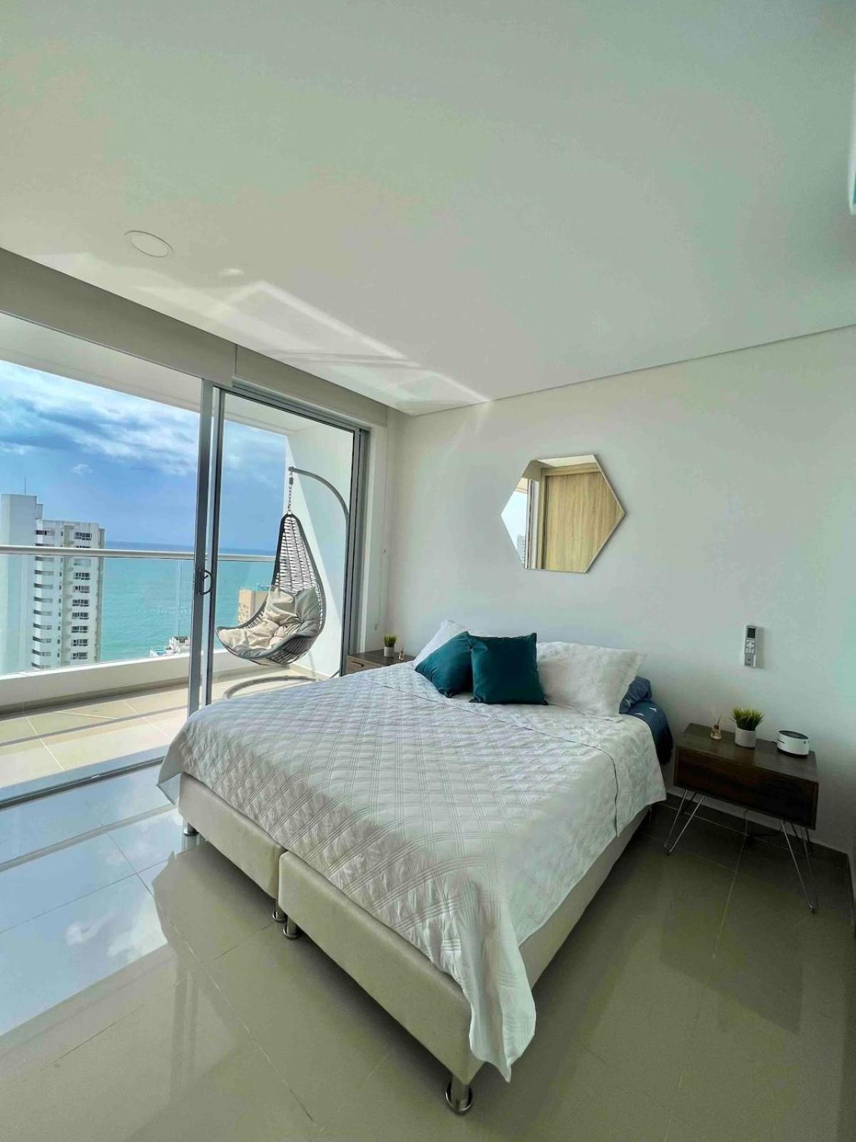Apartamento Moderno Y Lujoso Con Vista Al Mar Piso 1903 - Cerca A Ciudad Amurallada Cartagena