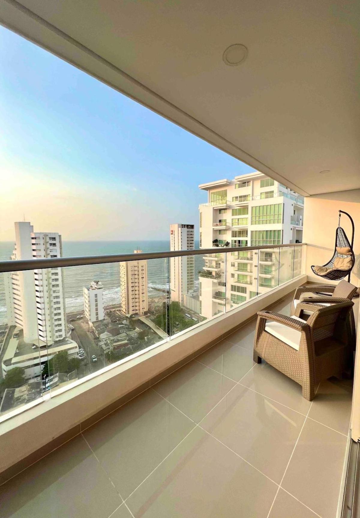 Apartamento Moderno Y Lujoso Con Vista Al Mar Piso 1903 - Cerca A Ciudad Amurallada