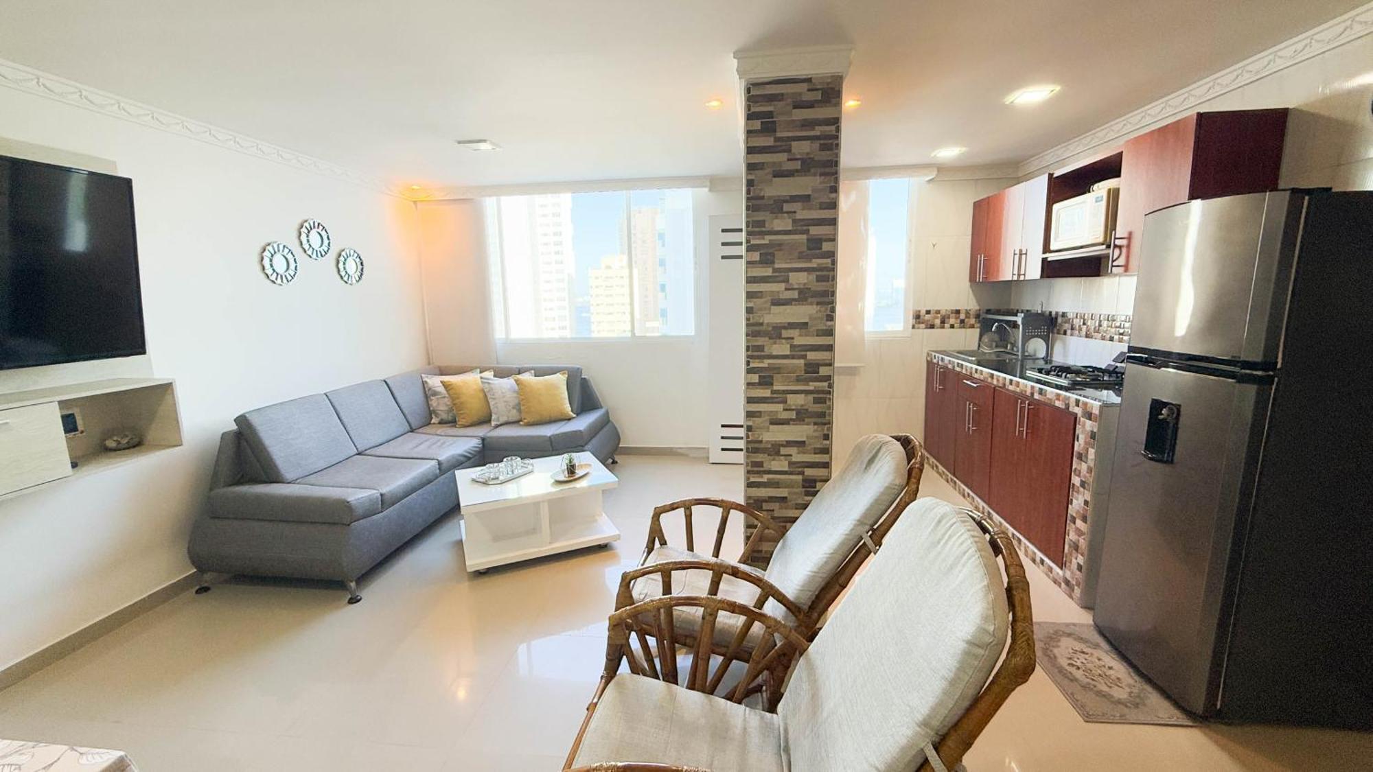 Apartamento Hermoso En Bocagrande-cartagena