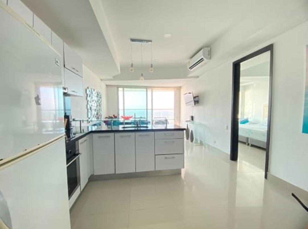 1pe-al De 1 Alcoba Frente Al Mar Con Aire Acondicionado, Piscina Y Wifi * Cartagena