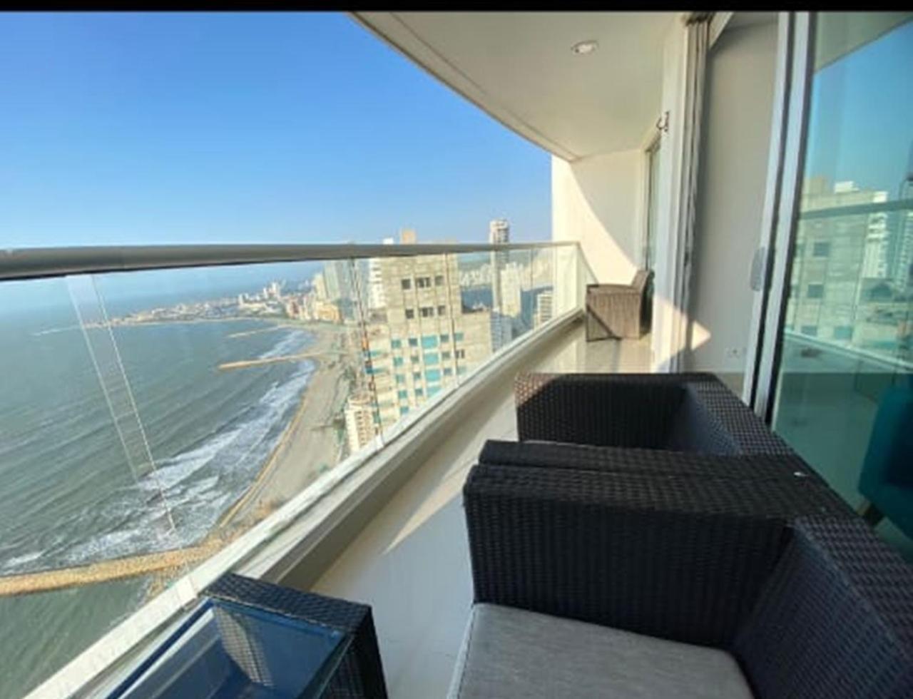 Apartamento 1pe-al De 1 Alcoba Frente Al Mar Con Aire Acondicionado, Piscina Y Wifi Cartagena