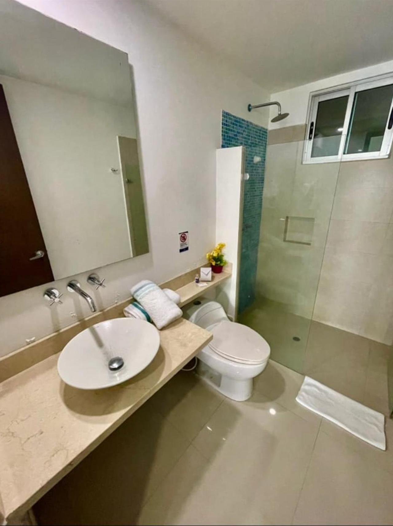 1pe-al De 1 Alcoba Frente Al Mar Con Aire Acondicionado, Piscina Y Wifi * Cartagena