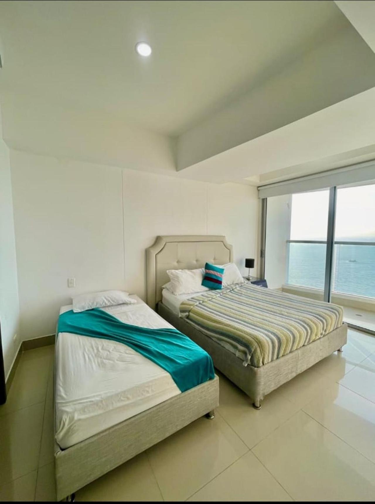 1pe-al De 1 Alcoba Frente Al Mar Con Aire Acondicionado, Piscina Y Wifi Cartagena