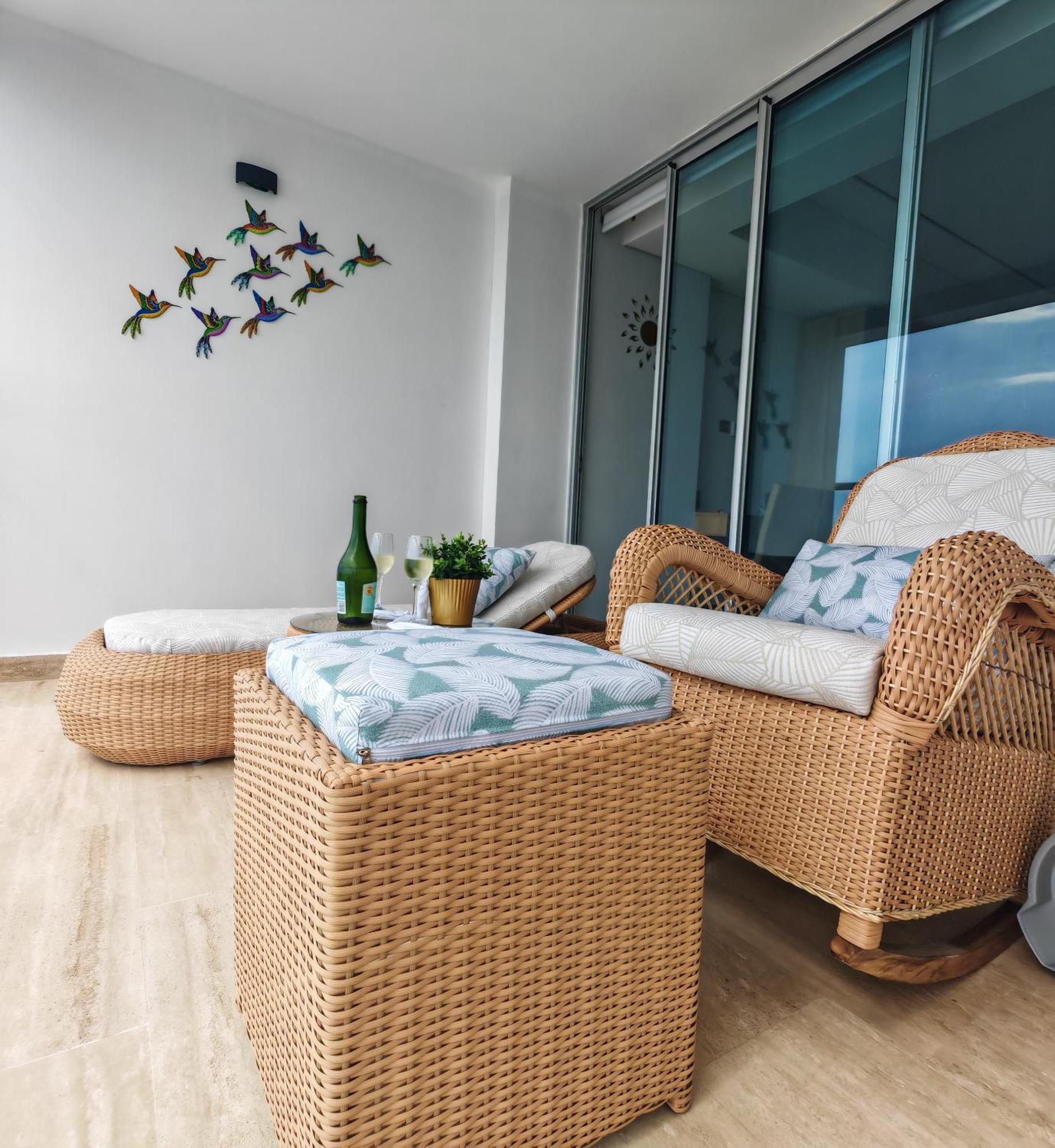 Lujosa Vip Frente Al Mar Con Piscina Apartamento Cartagena