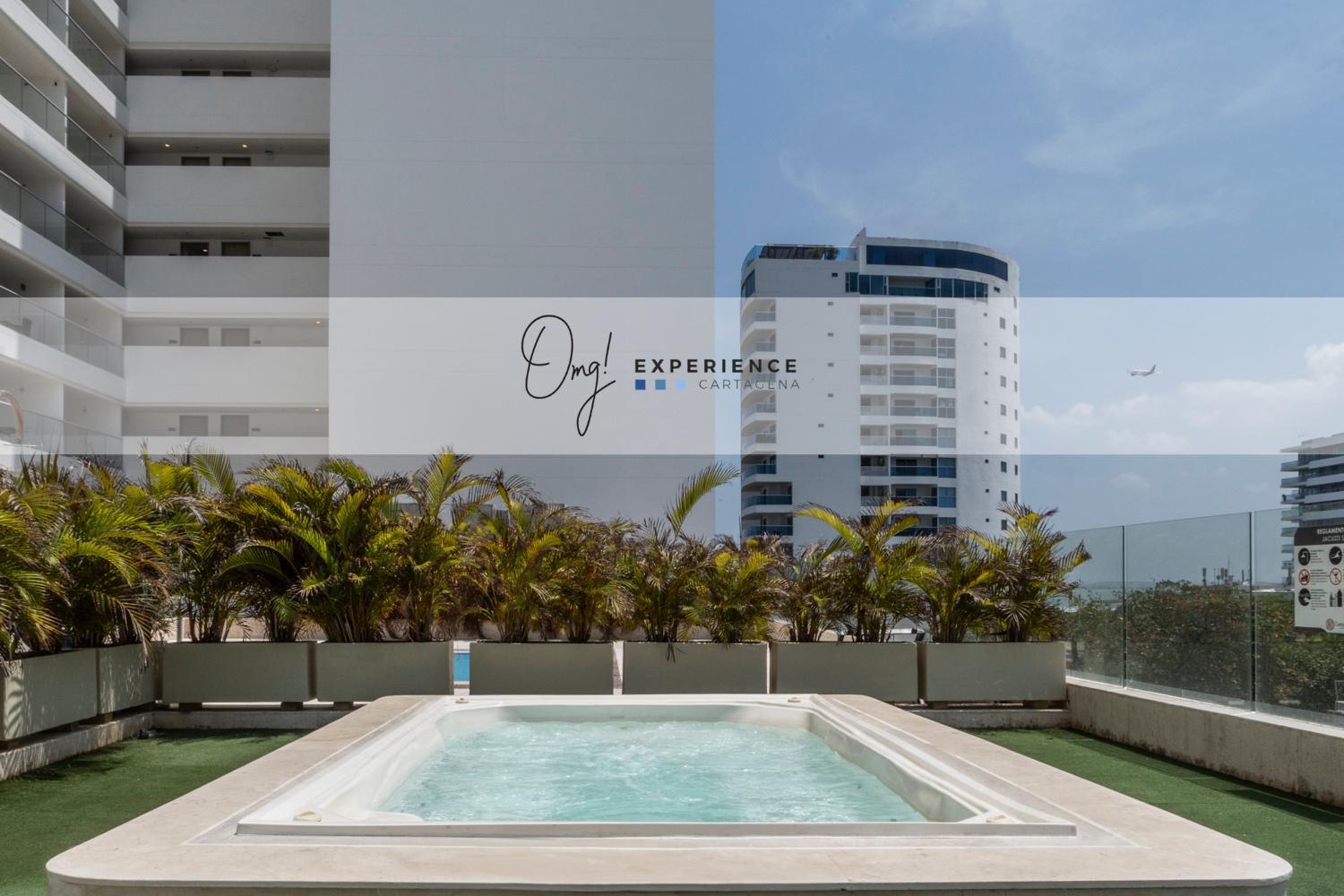 Apartamento Cb726 Hermosa 2min Aeropuerto-vista Al Mar *