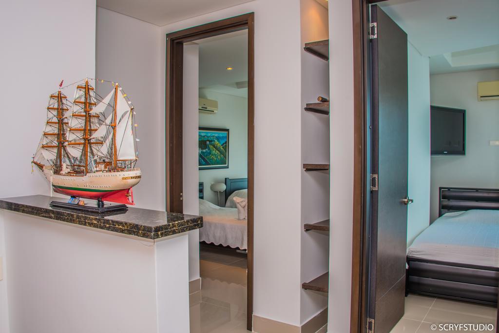 De Lujo-palmetto Eliptic Playa Panoramico Apartamento Cartagena