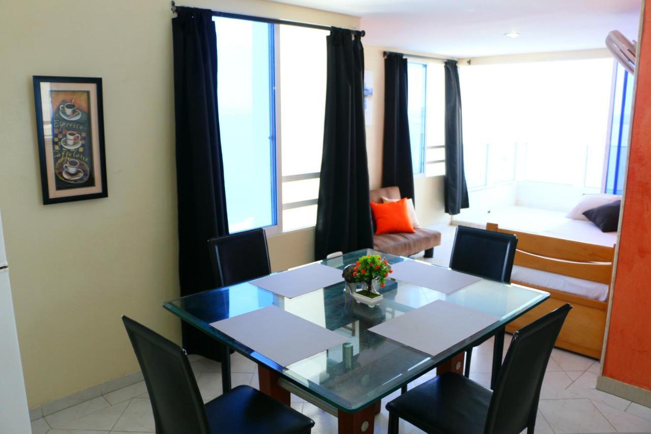 Apartamento En Piso 19 1c19 Balcón Con Vista Al Mar Su Aire Acondicionado E Internet Wifi Apartamento *